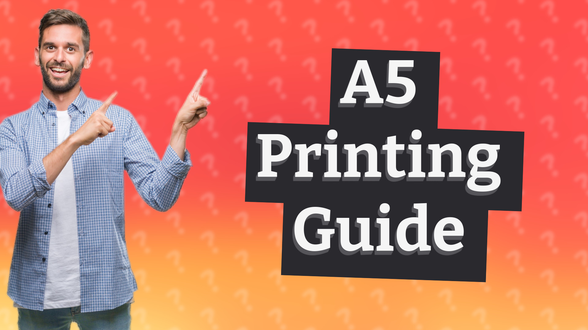 A5 Printing Guide