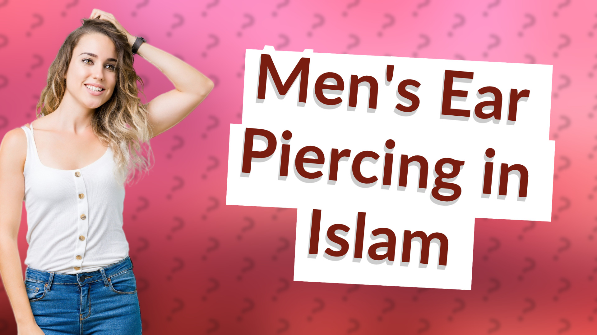 Men's Ear Piercing in Islam