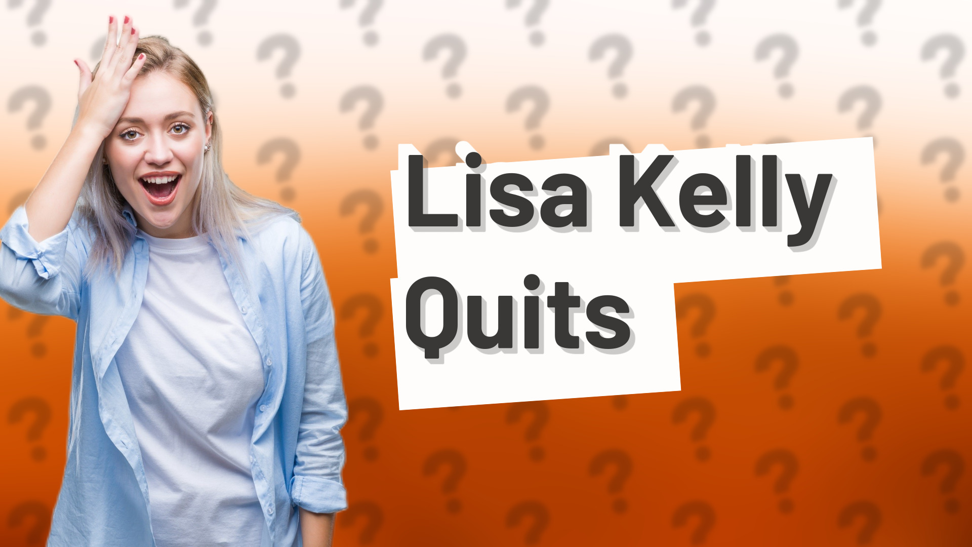 Lisa Kelly Quits