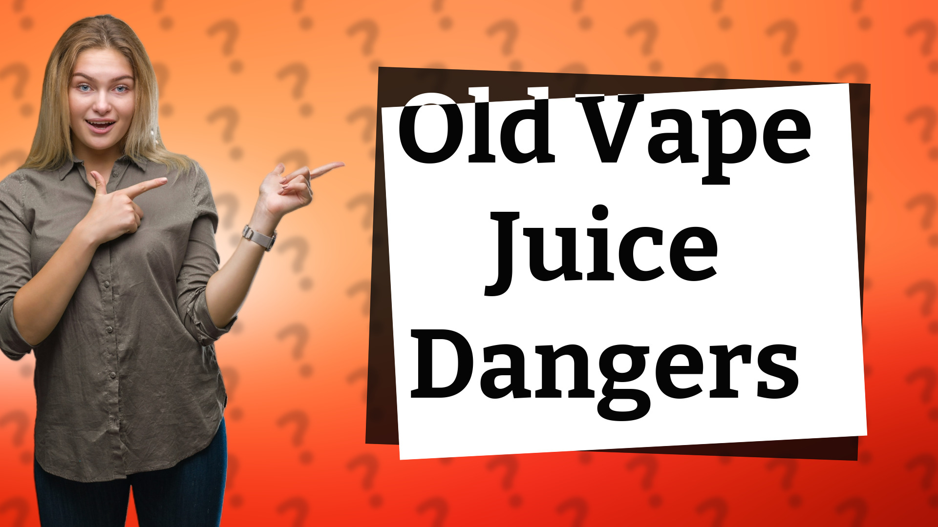 Old Vape Juice Dangers