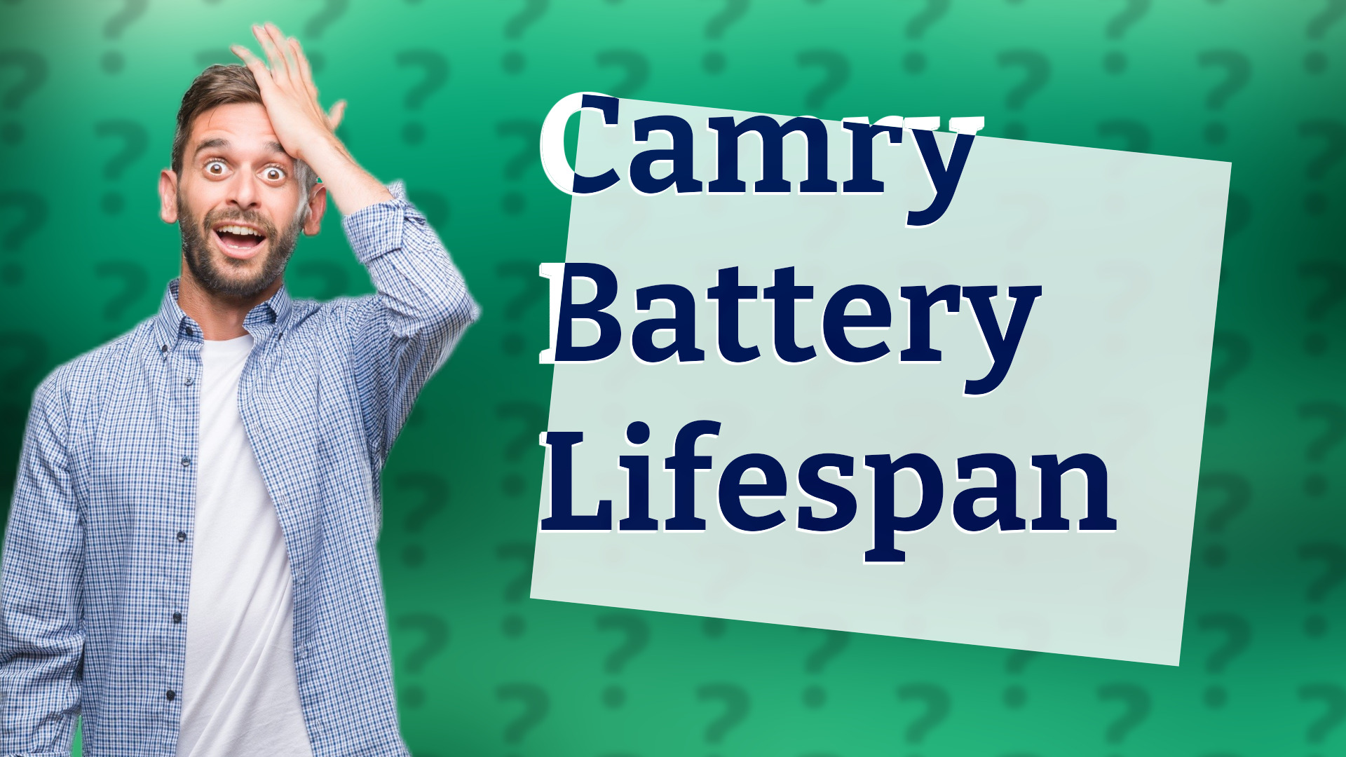 Camry Battery Lifespan