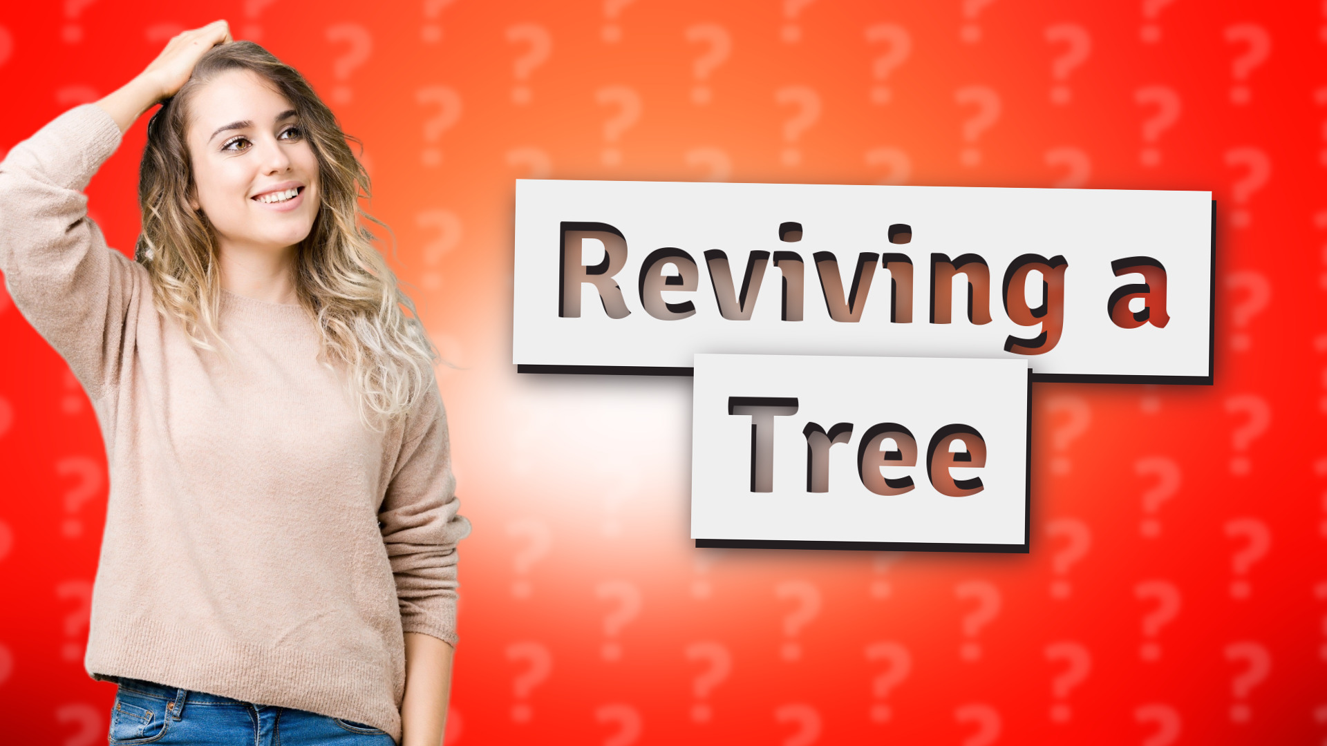 Reviving a Tree