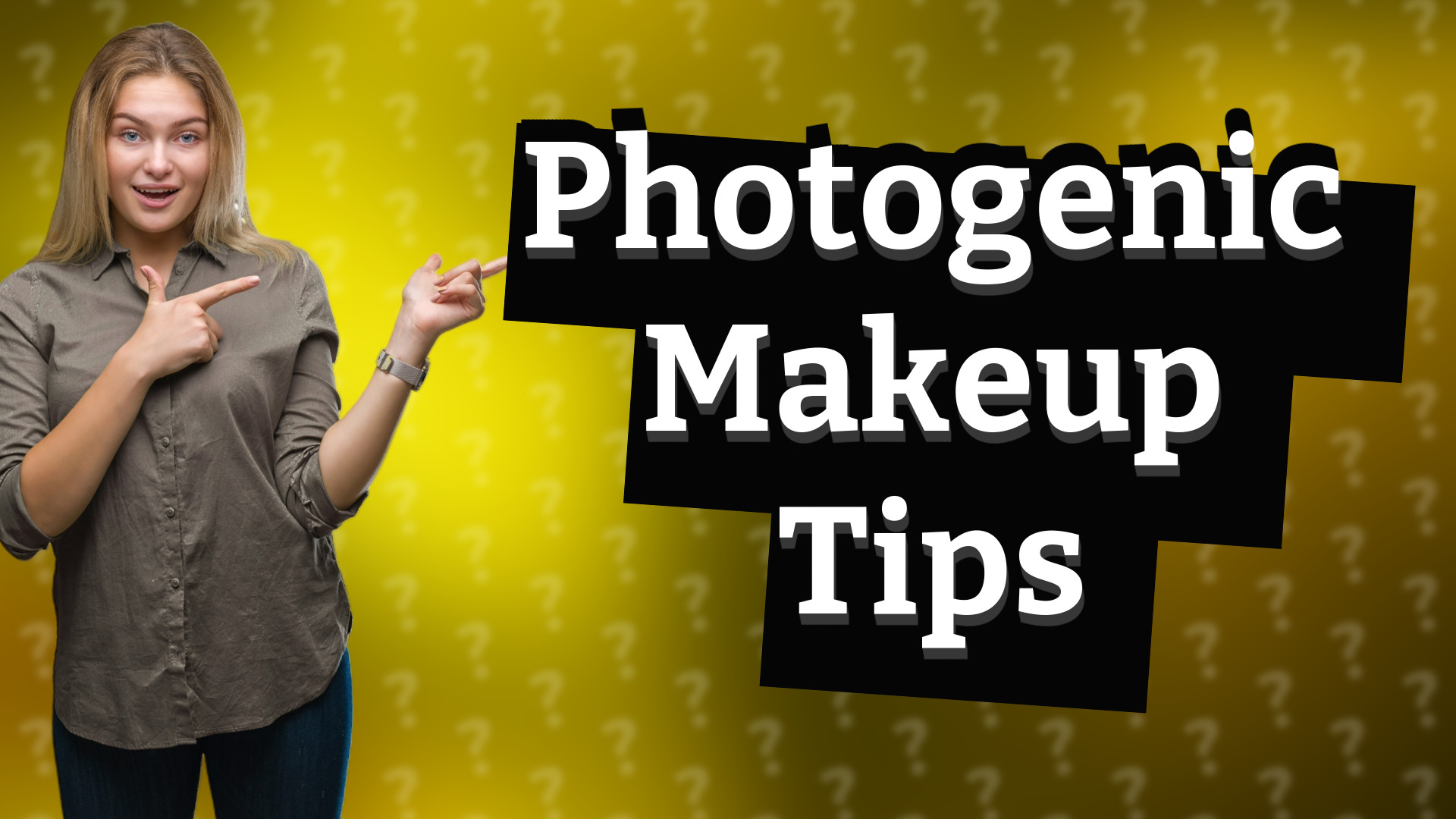 Photogenic Makeup Tips