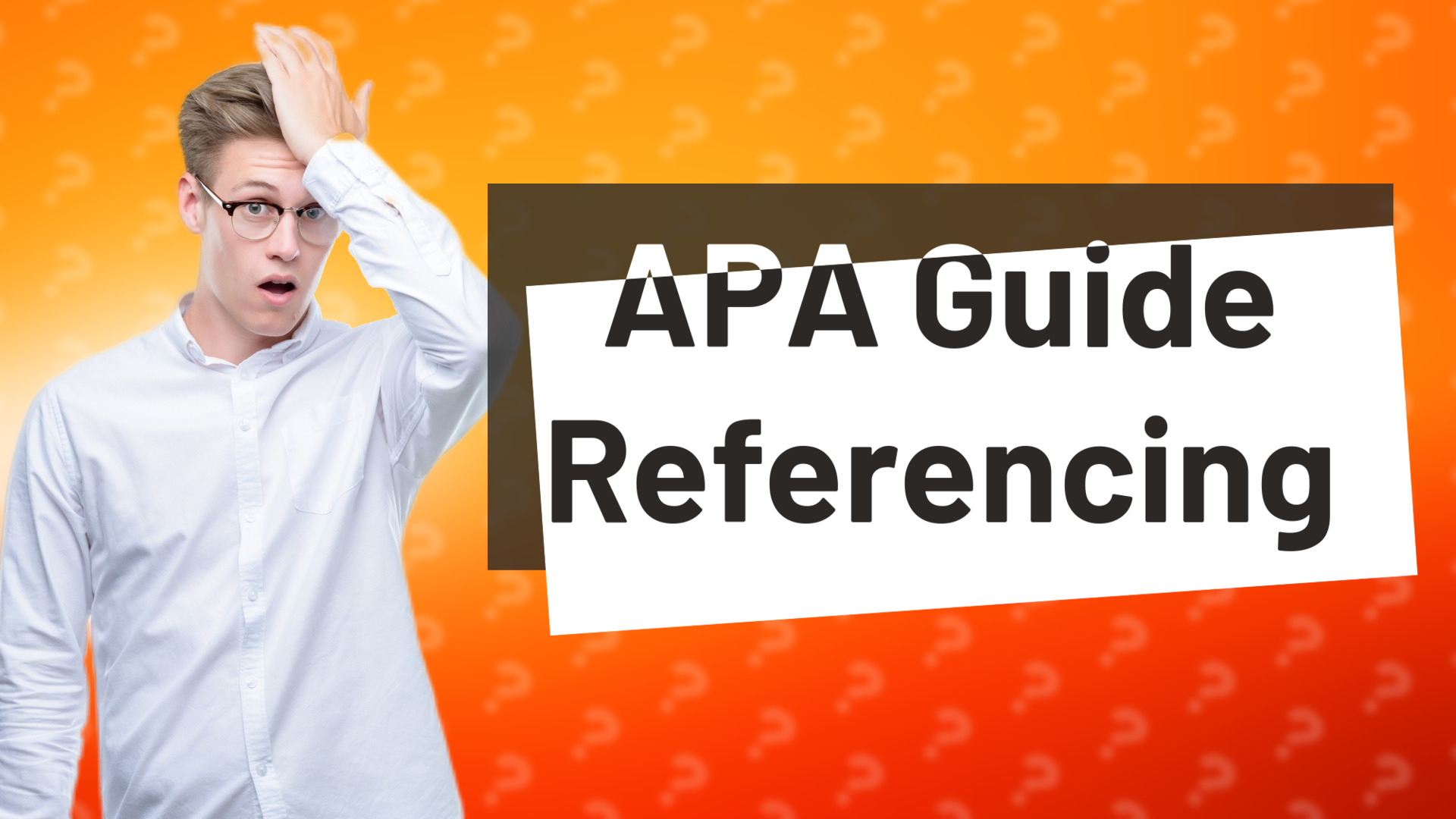 APA Guide Referencing
