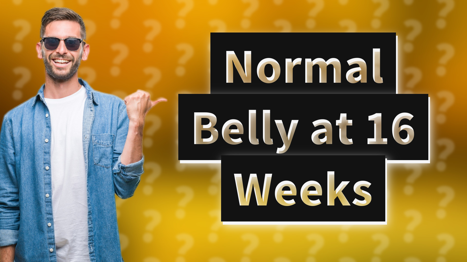 Normal Belly at 16 Weeks