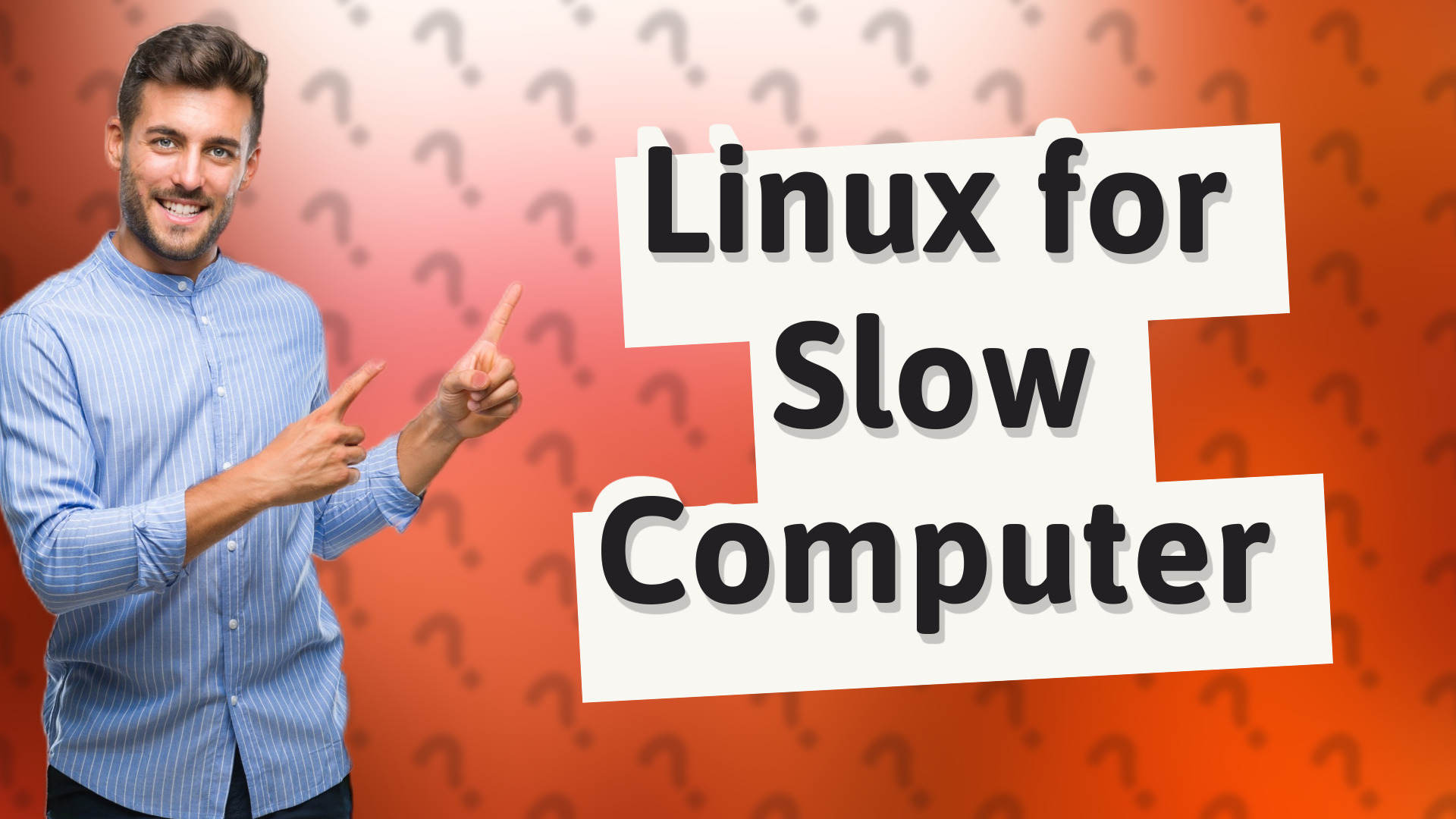 Linux for Slow Computer