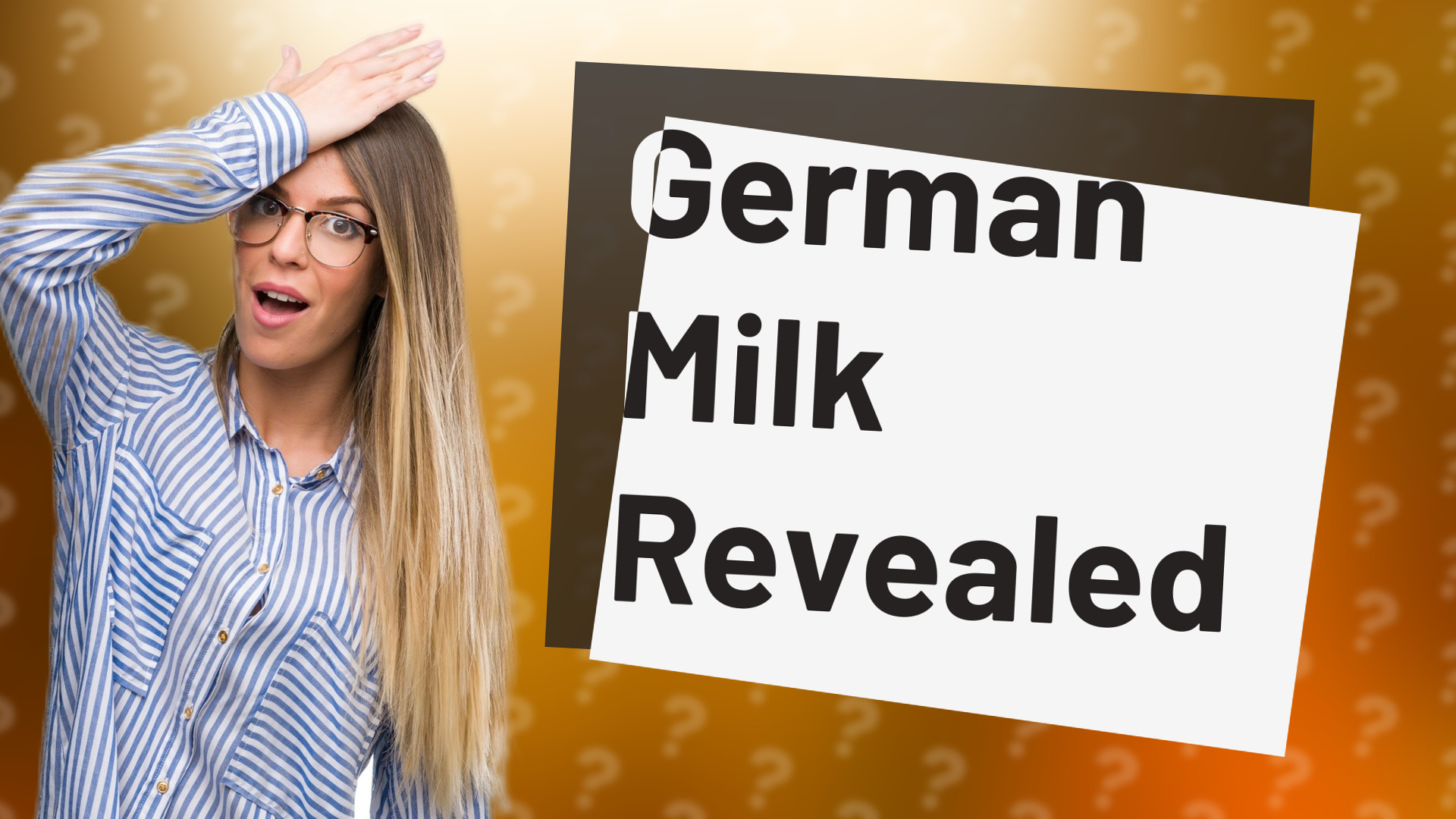German Milk Revealed