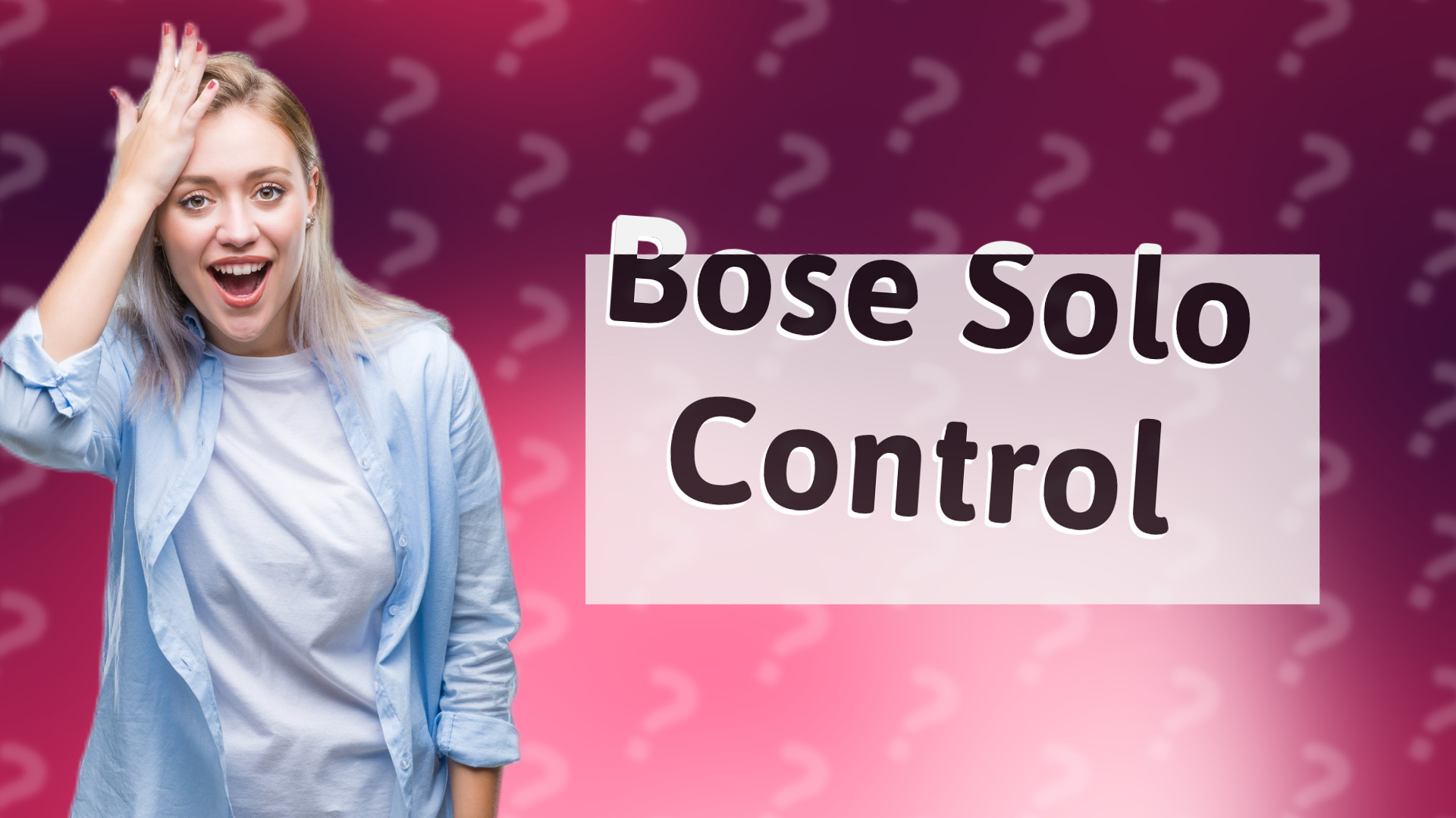 Bose Solo Control