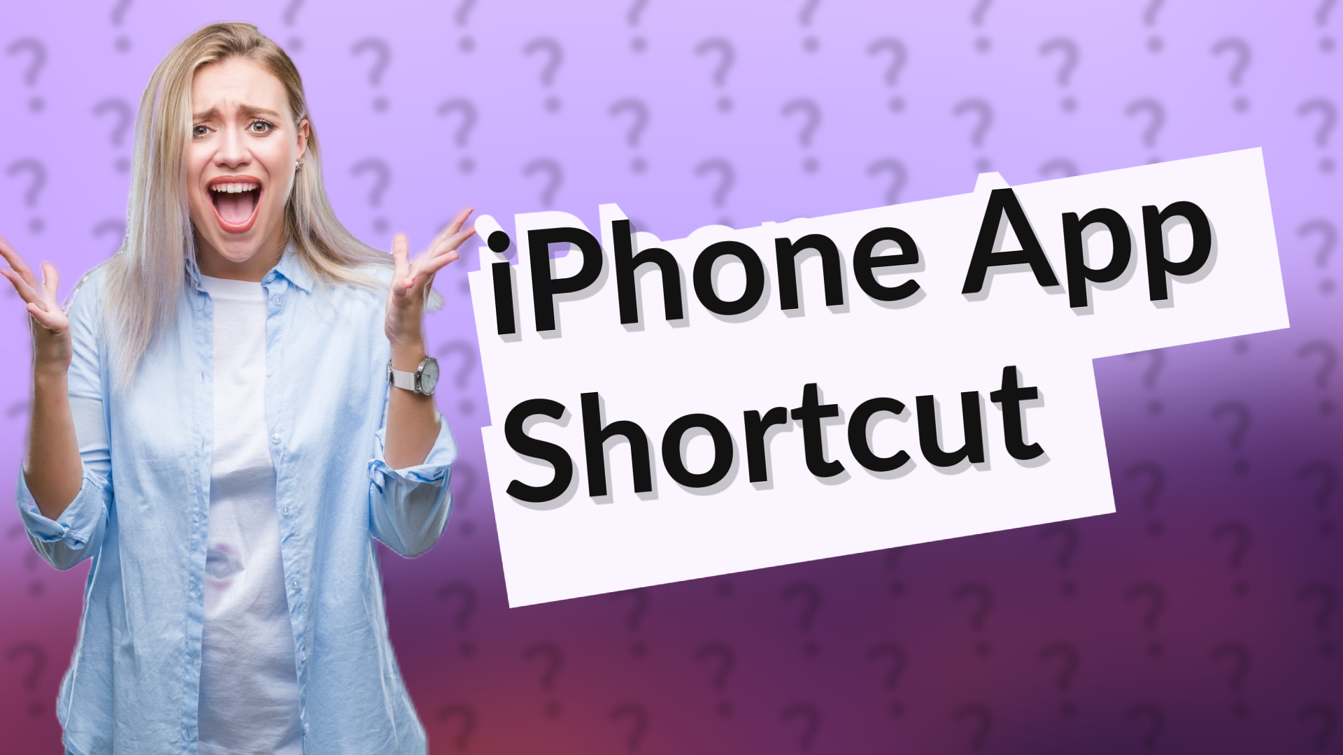 iPhone App Shortcut