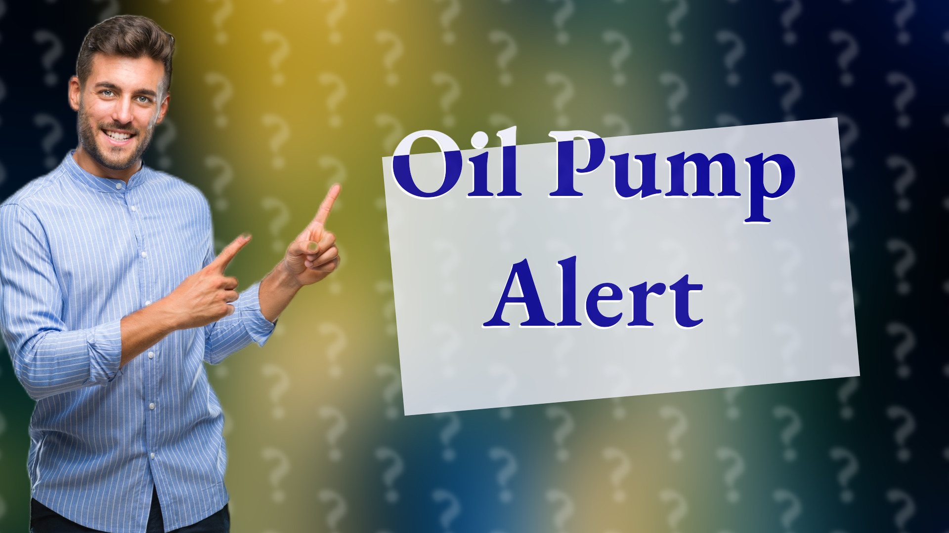 Oil Pump Alert