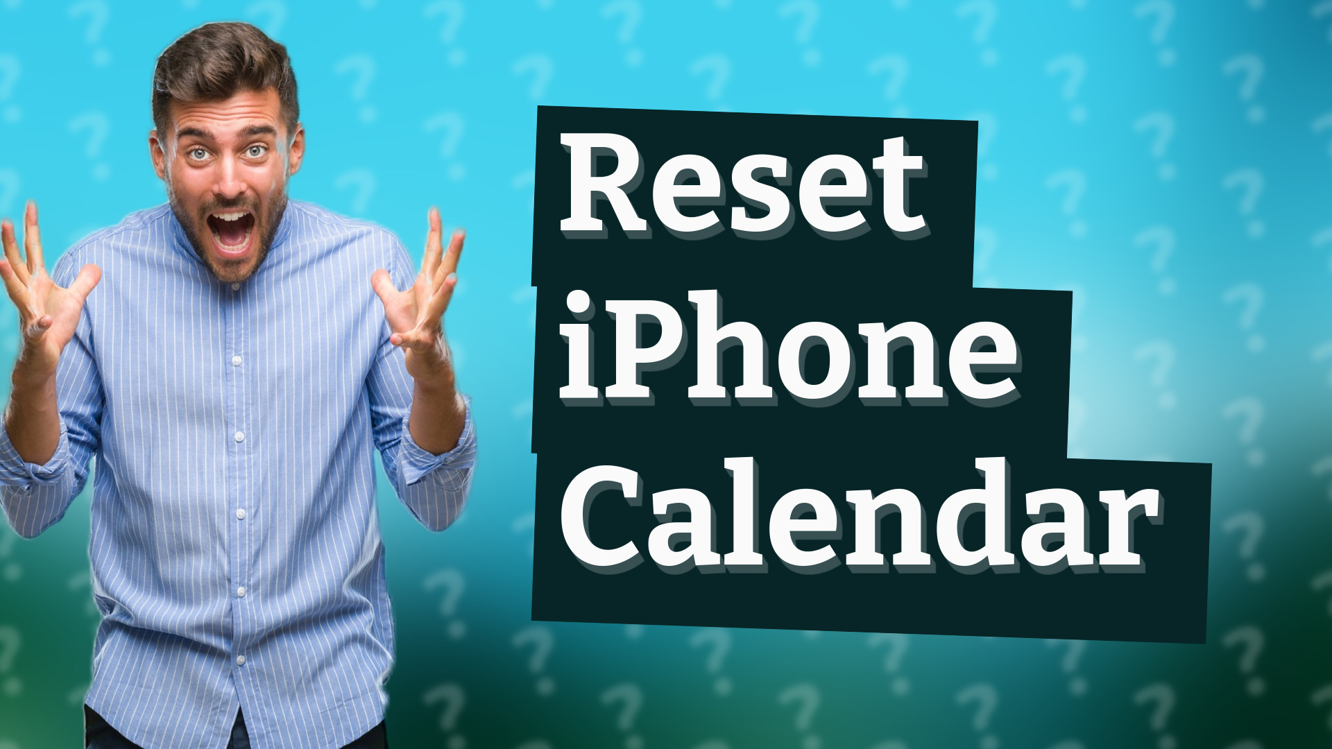 Reset iPhone Calendar
