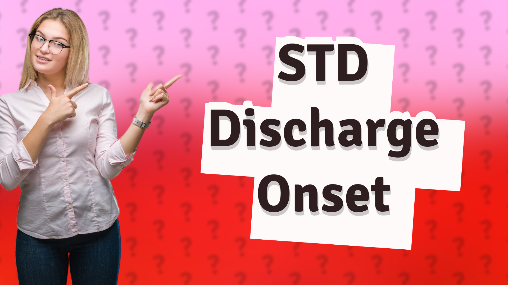 STD Discharge Onset