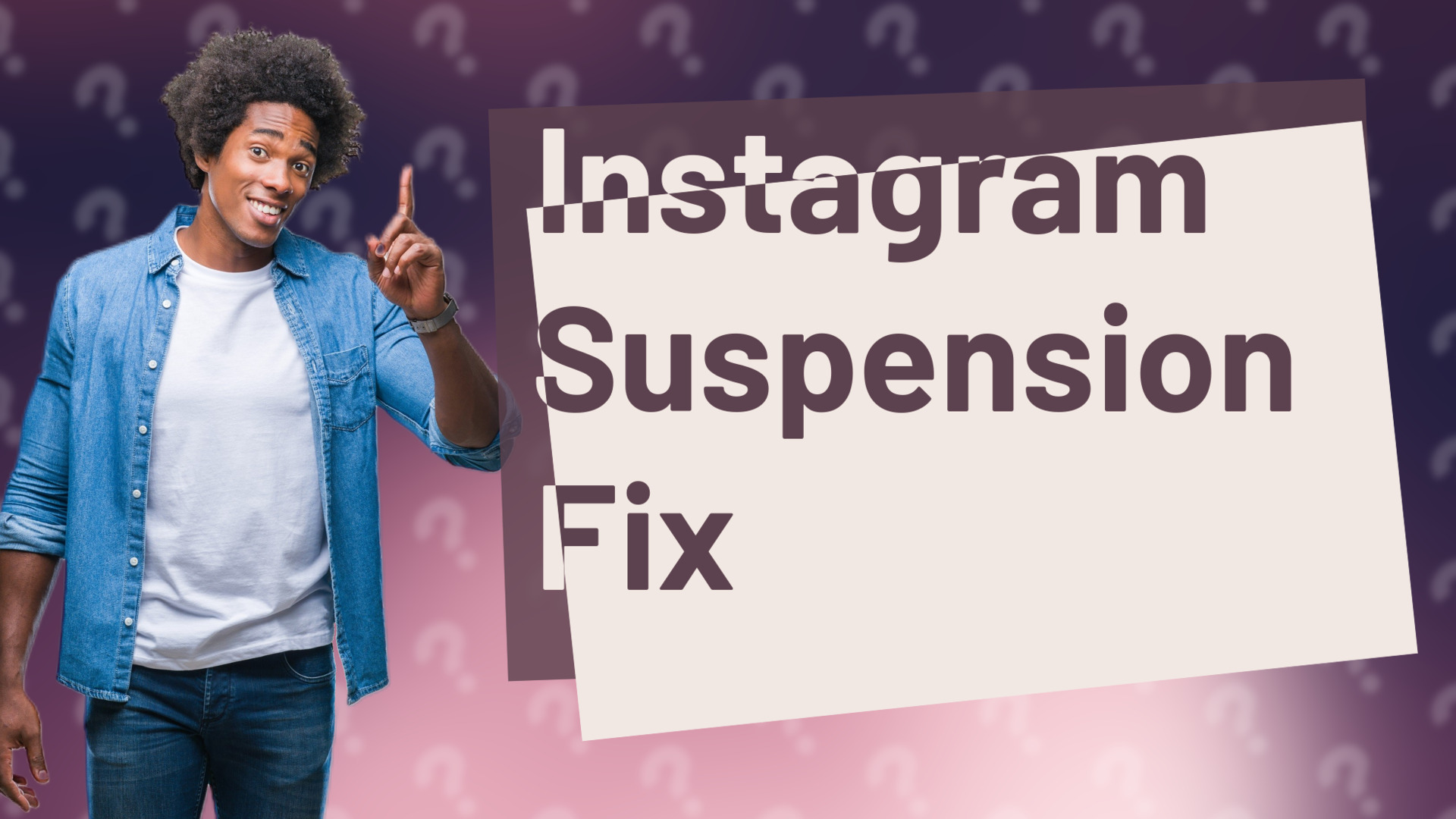 Instagram Suspension Fix