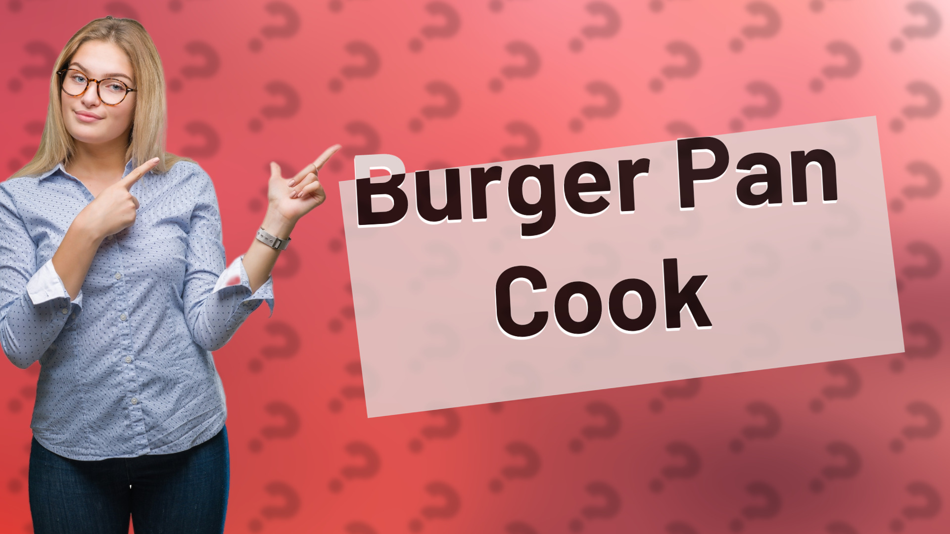 Burger Pan Cook