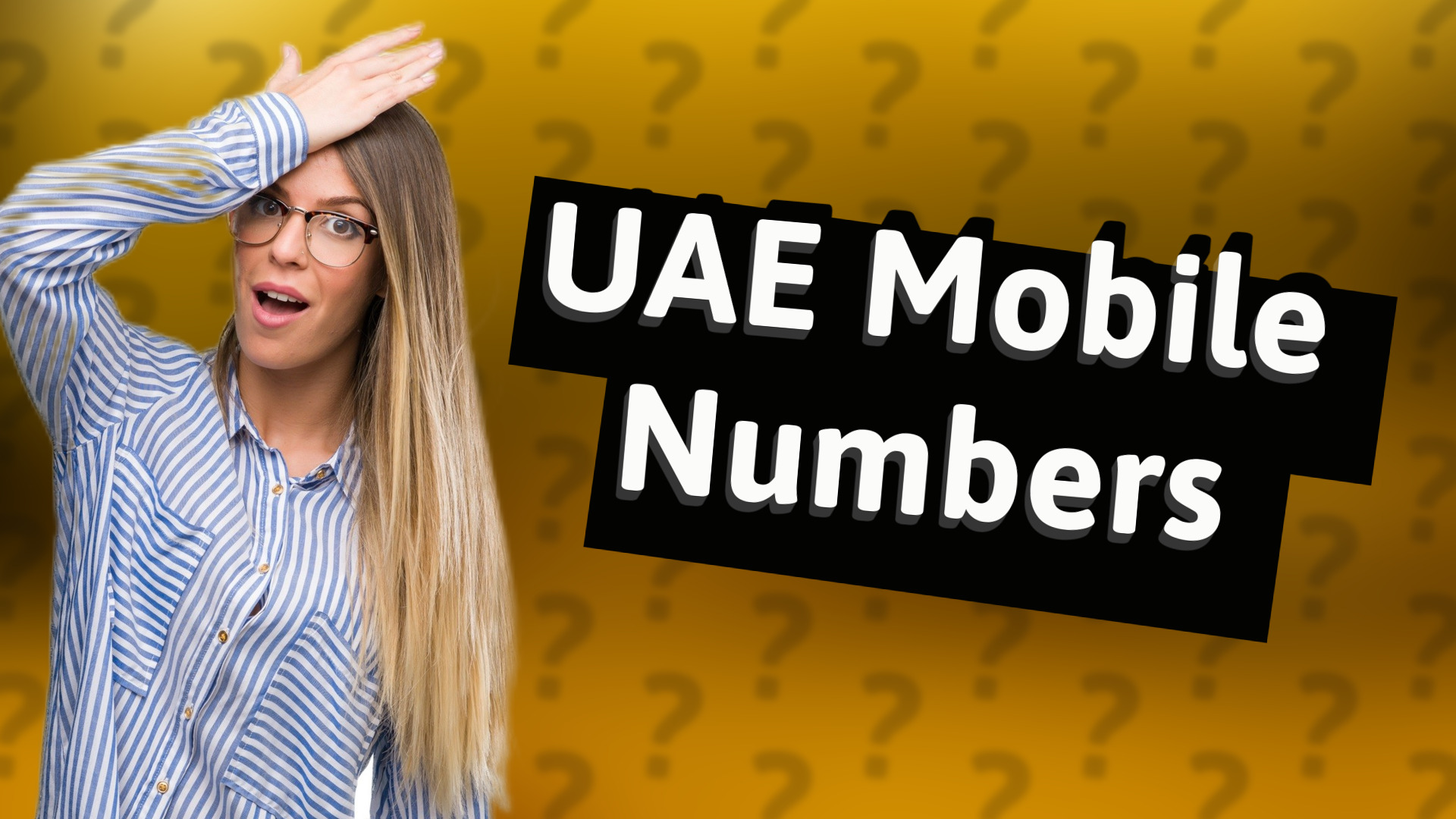 UAE Mobile Numbers