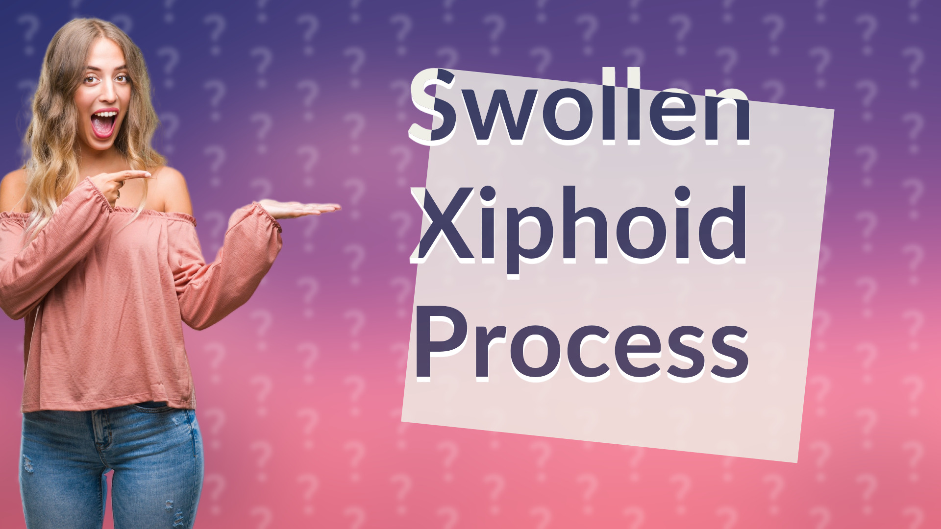 Swollen Xiphoid Process