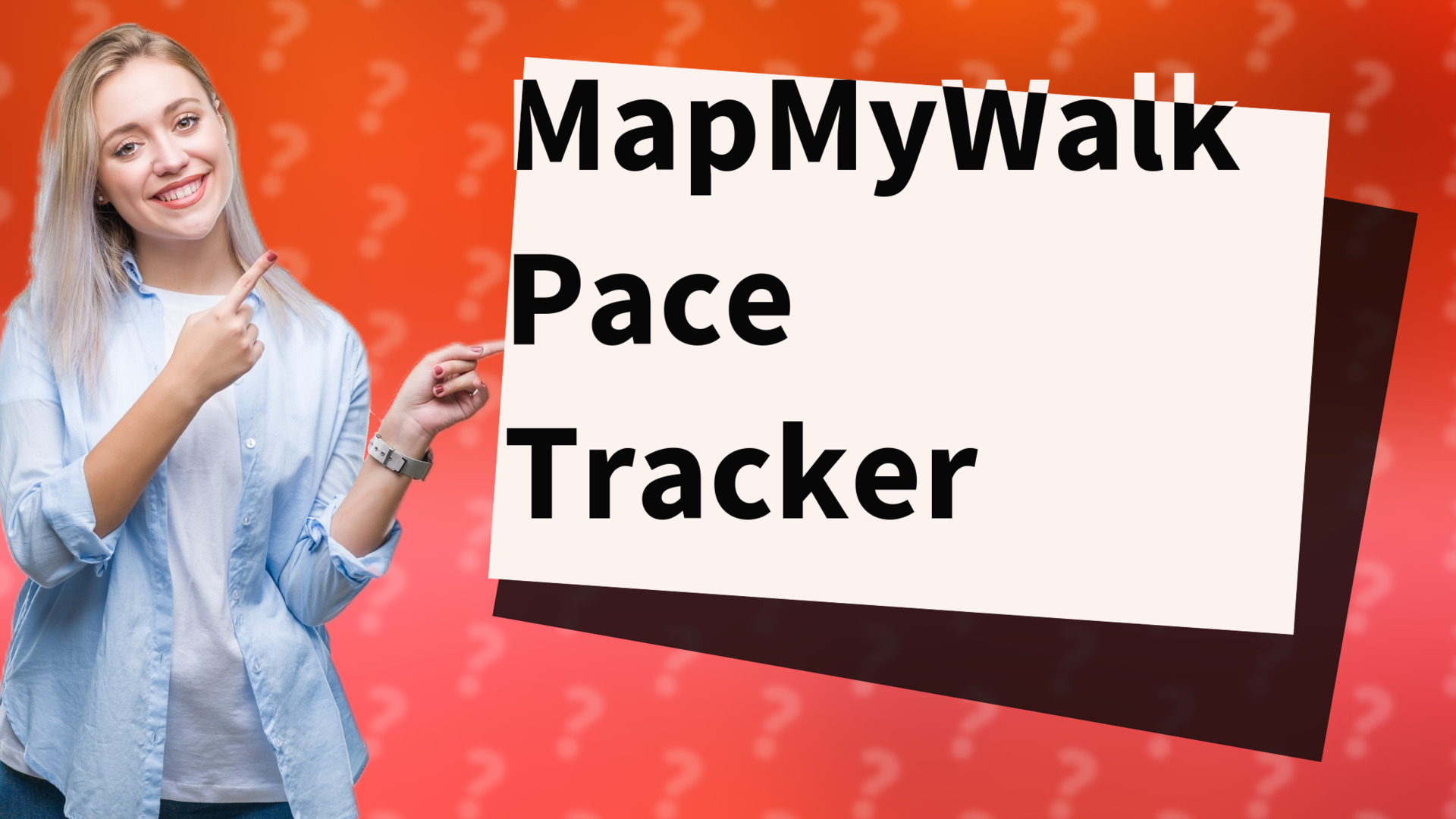 MapMyWalk Pace Tracker