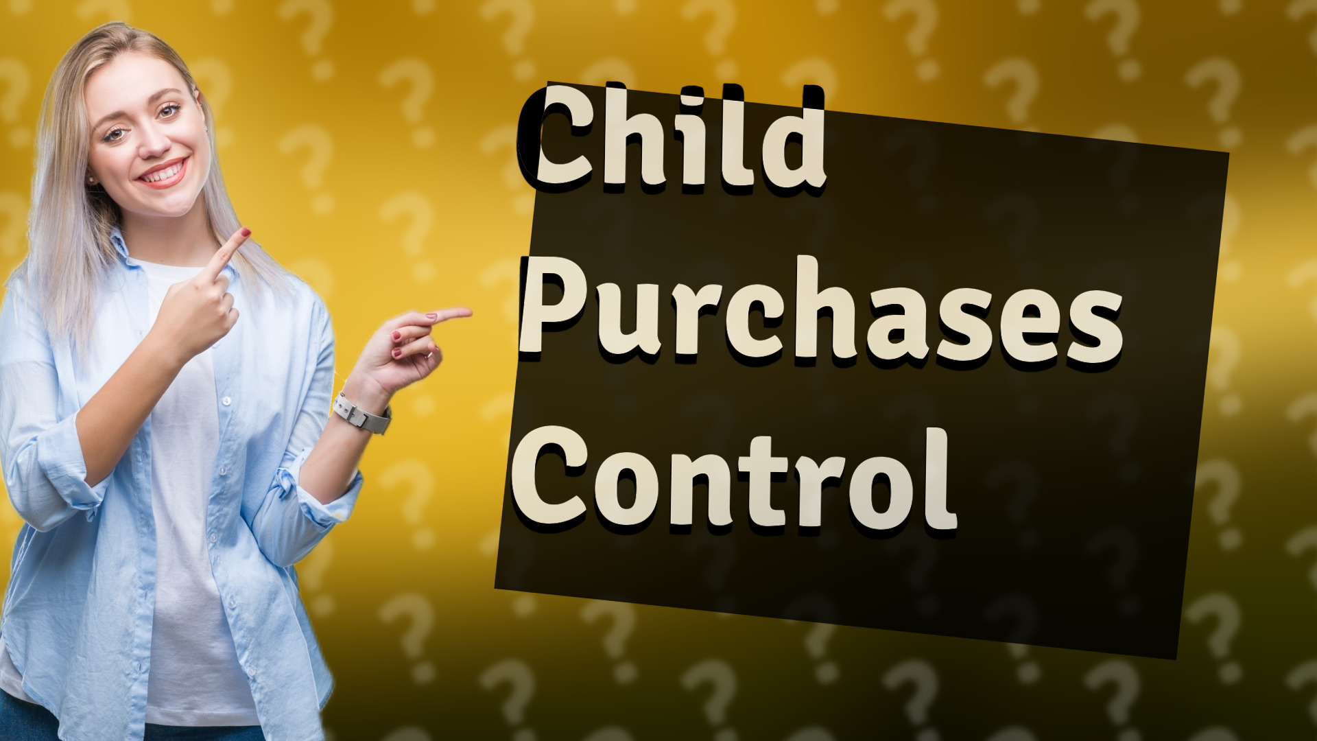 Child Purchases Control