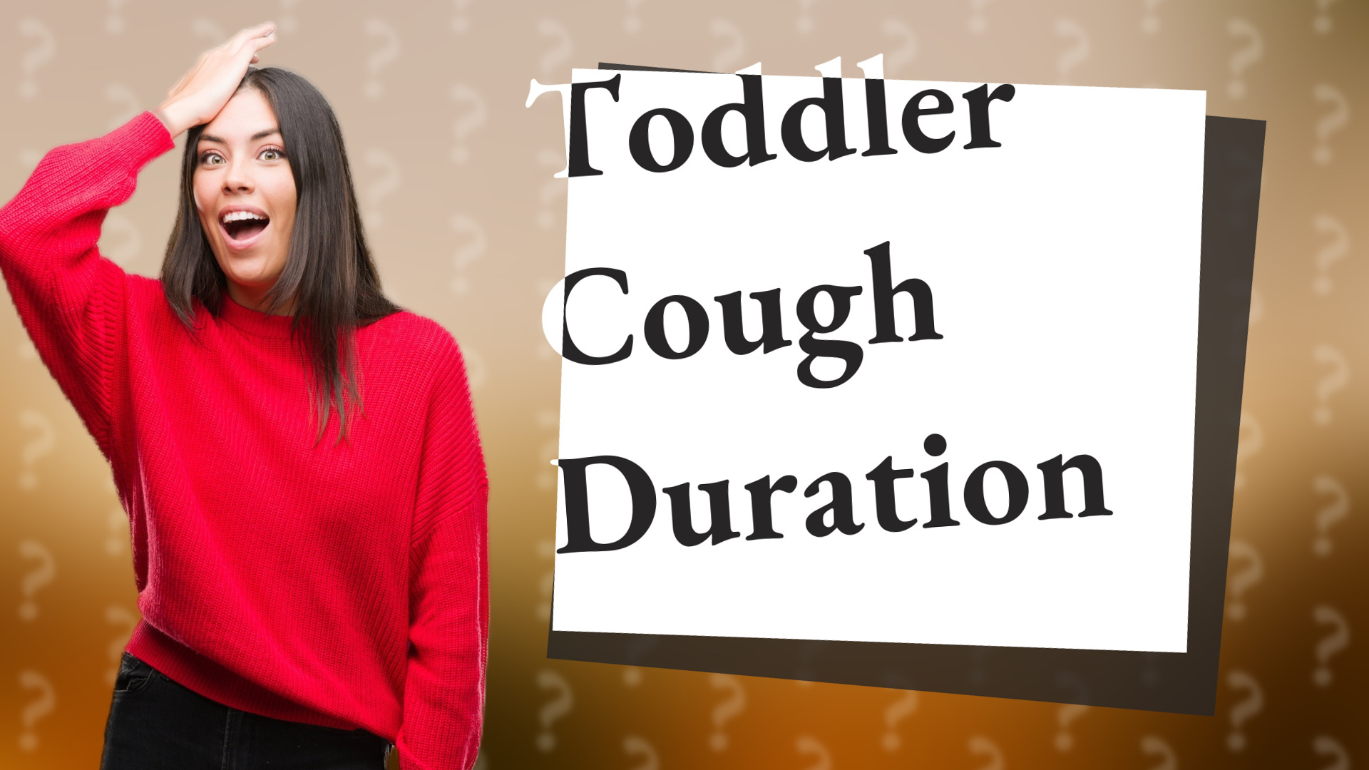 Toddler Cough Duration