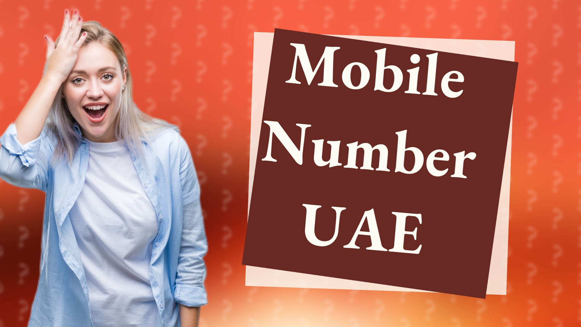 Mobile Number UAE