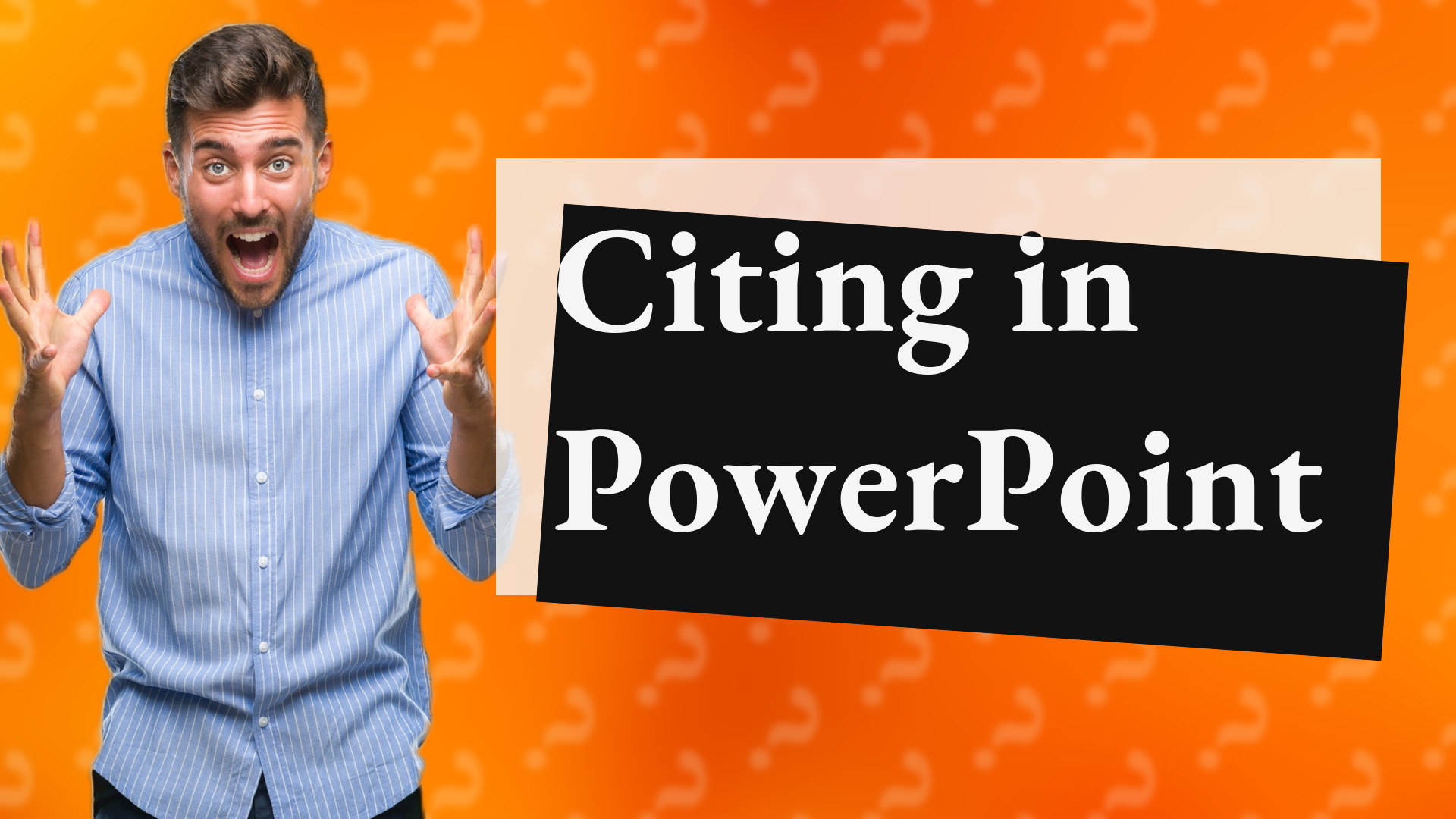 Citing in PowerPoint