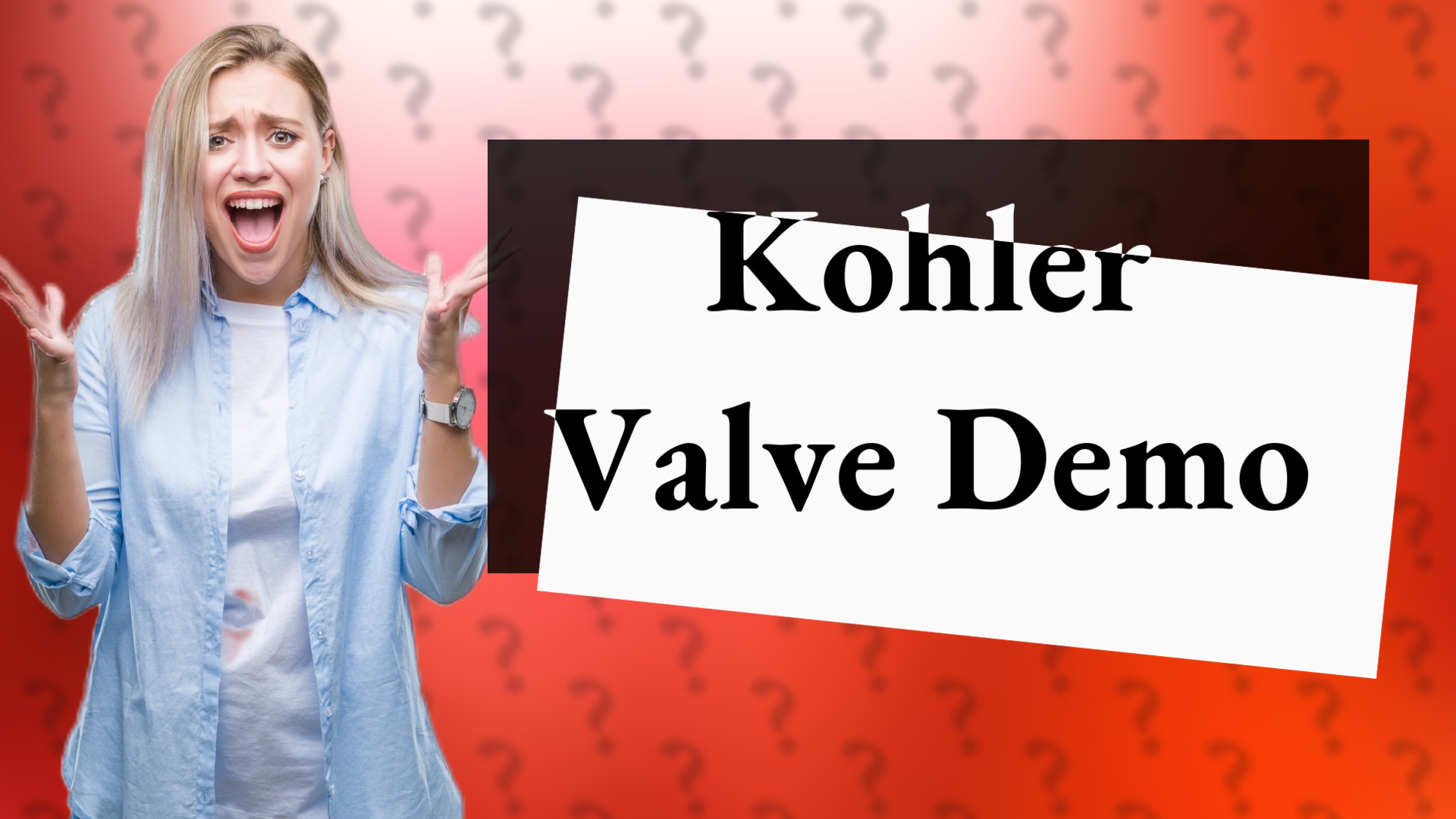 Kohler Valve Demo