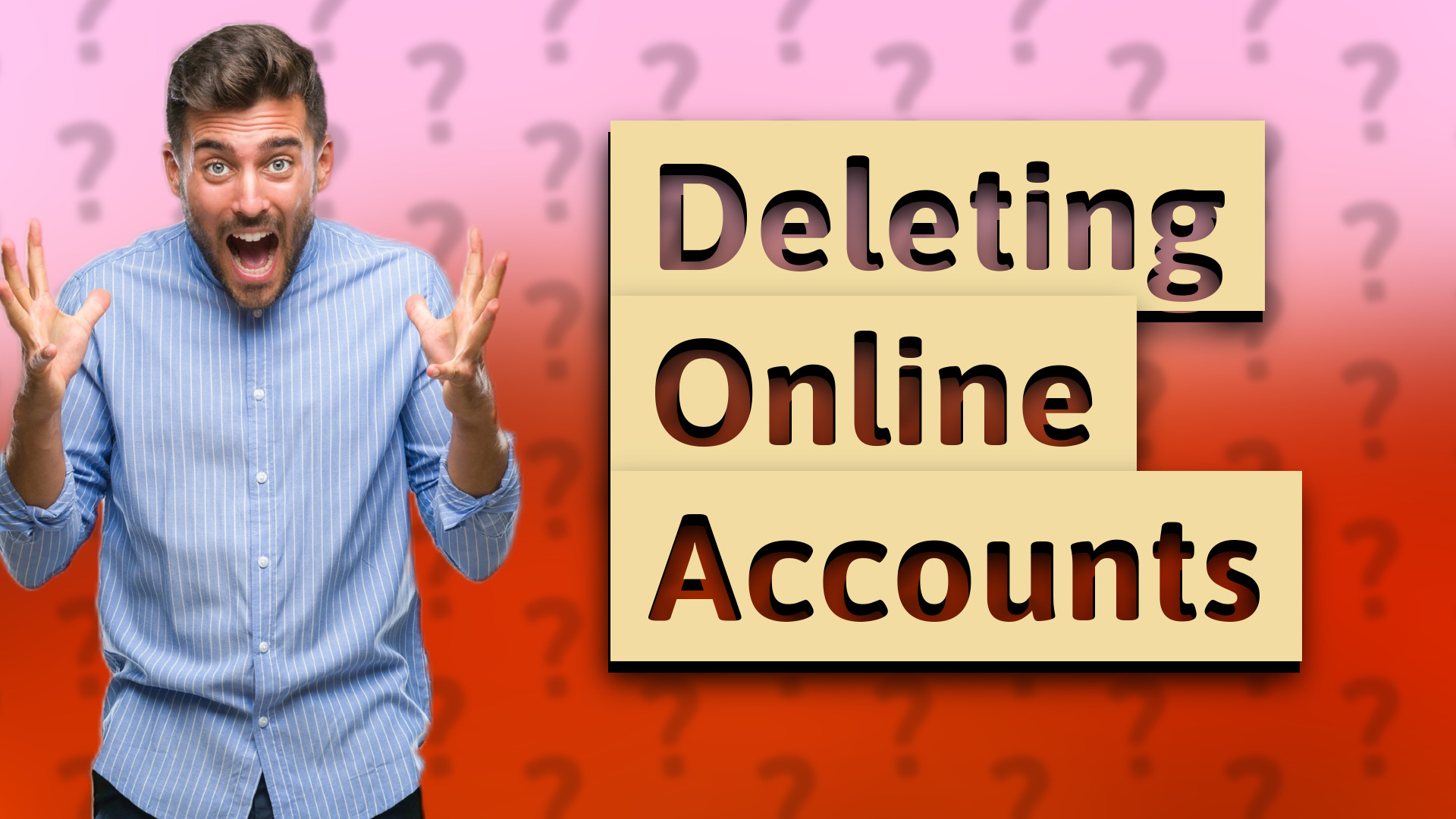 Deleting Online Accounts