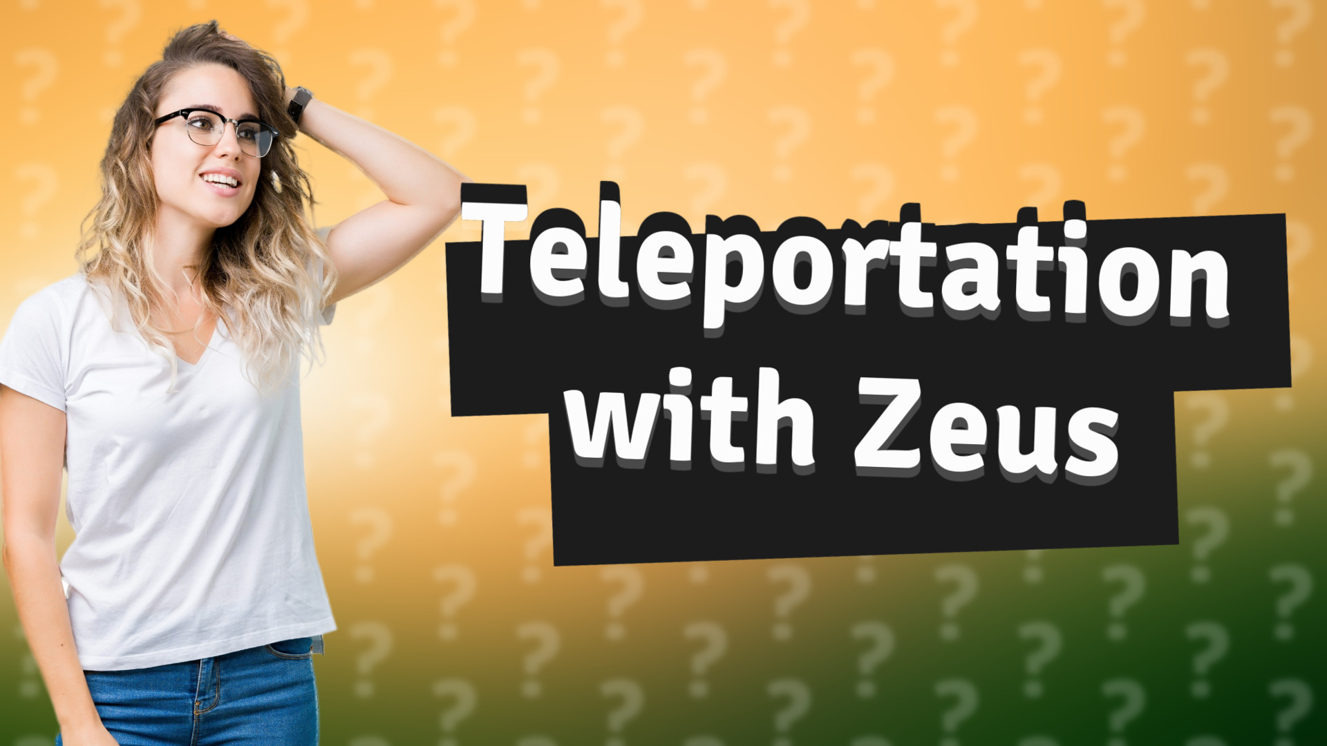 Teleportation with Zeus