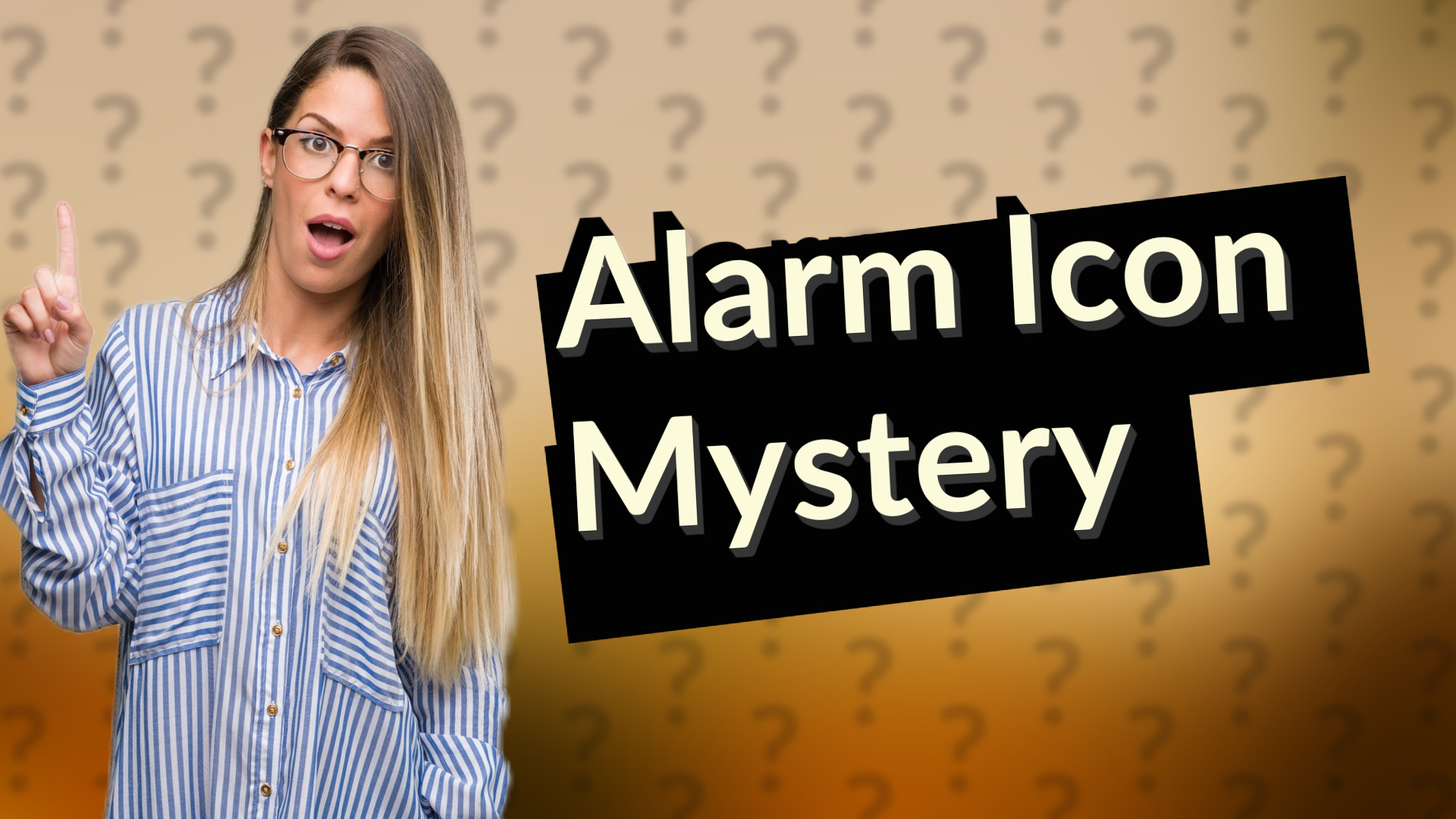 Alarm Icon Mystery