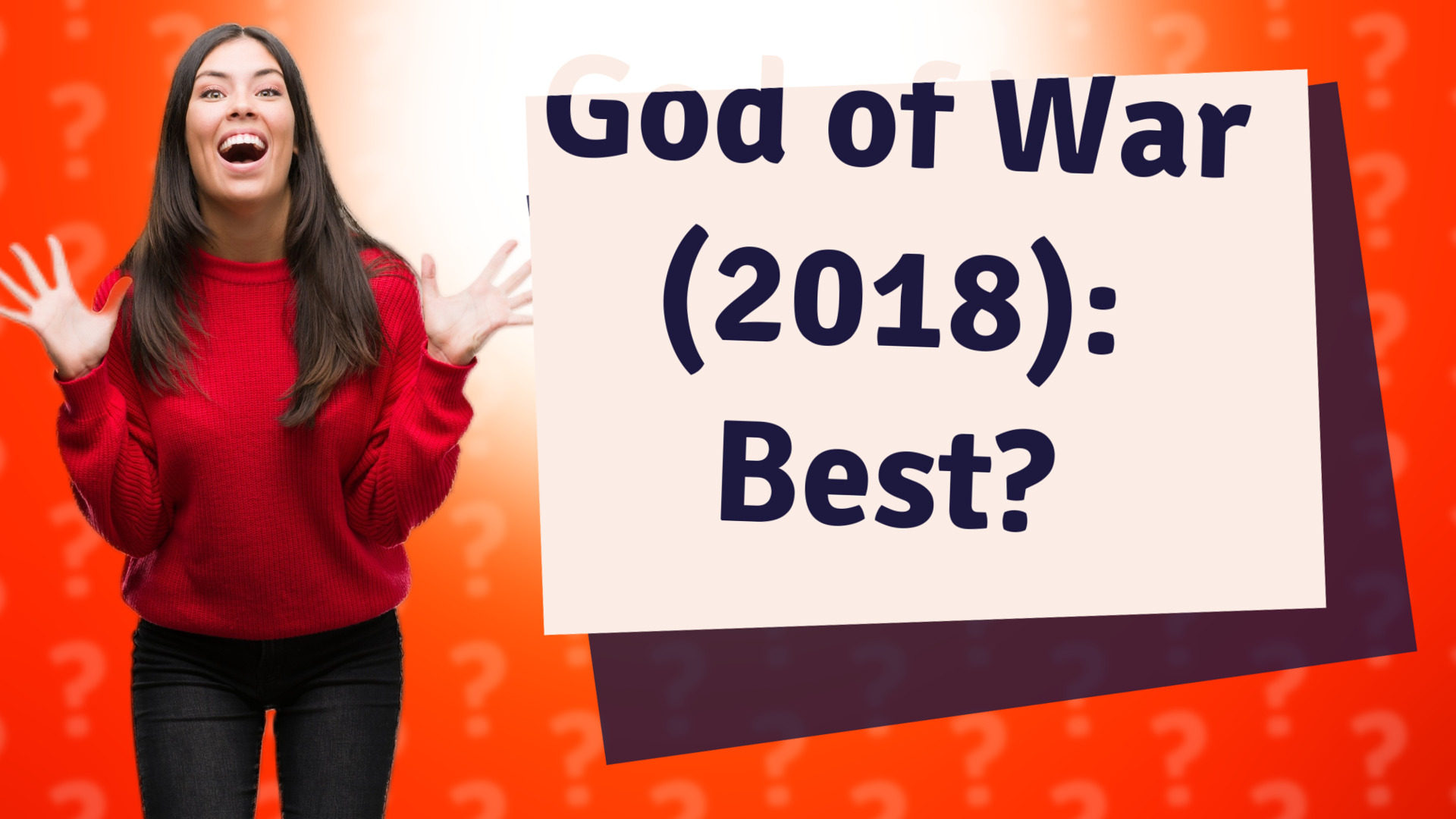 God of War (2018): Best?