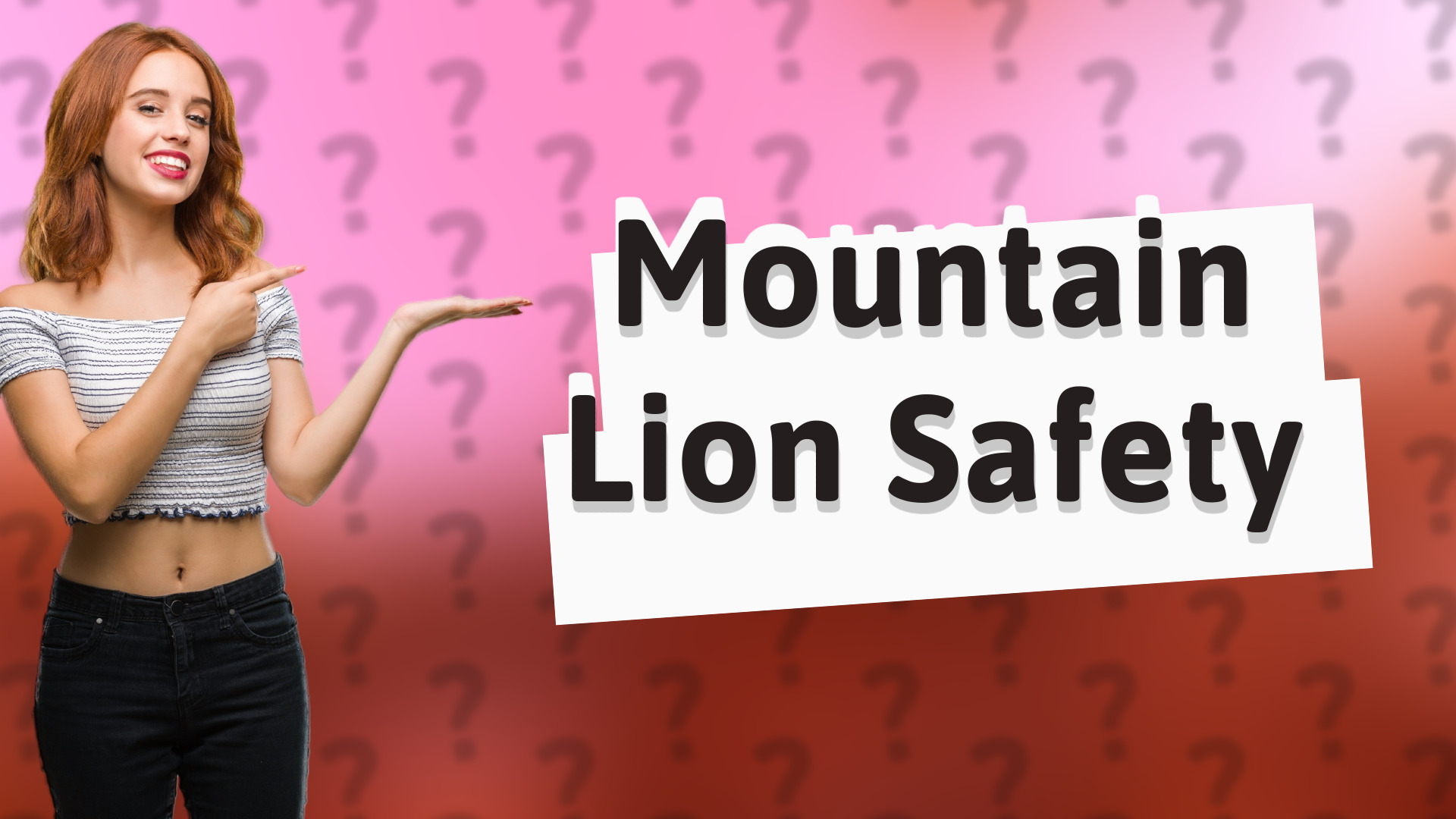 Mountain Lion Safety