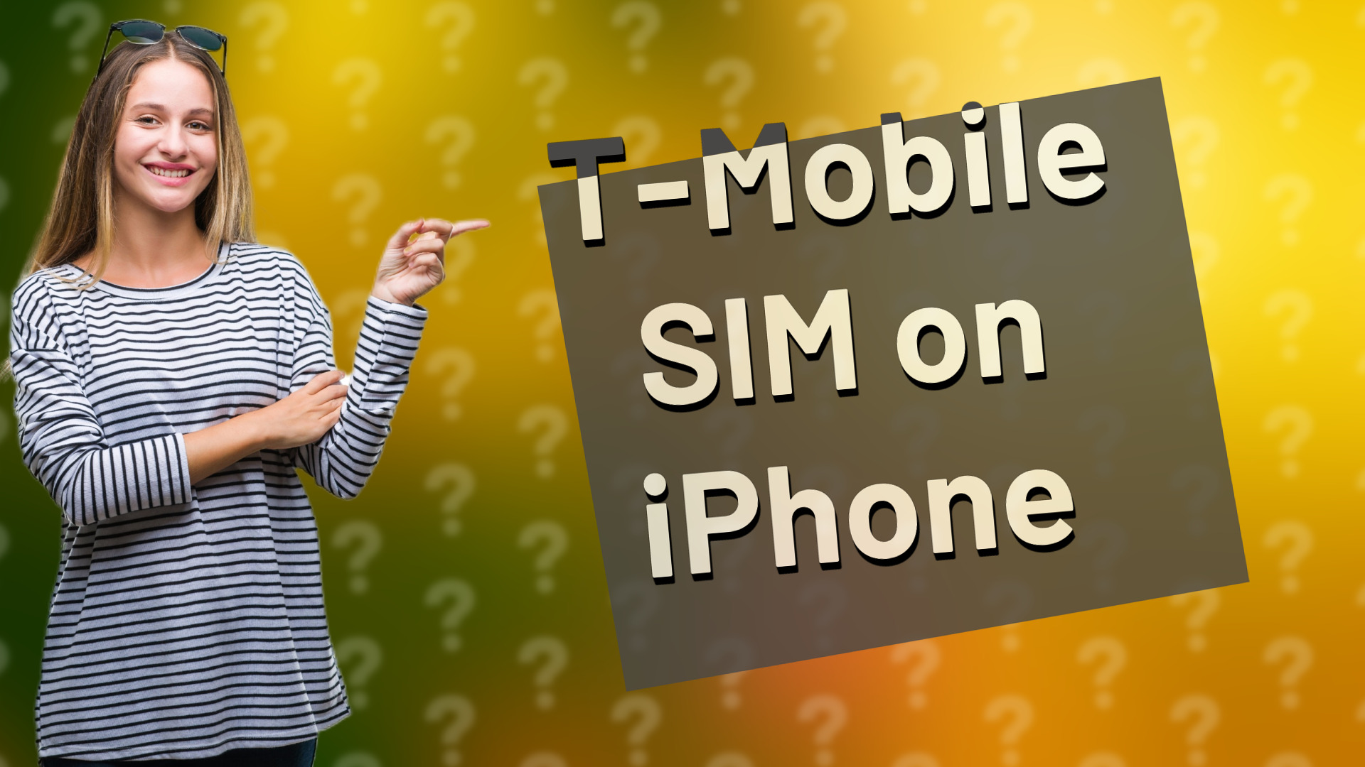 T-Mobile SIM on iPhone