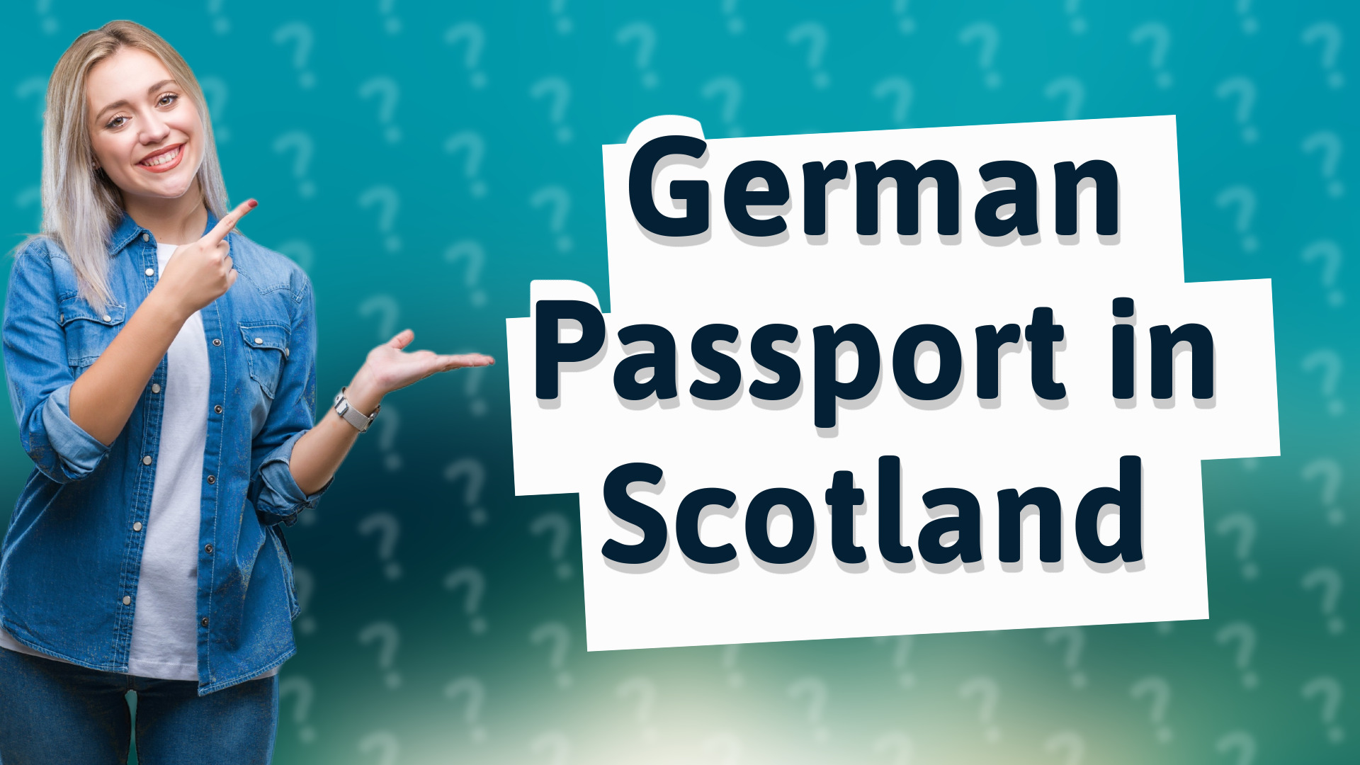 German Passport in Scotland