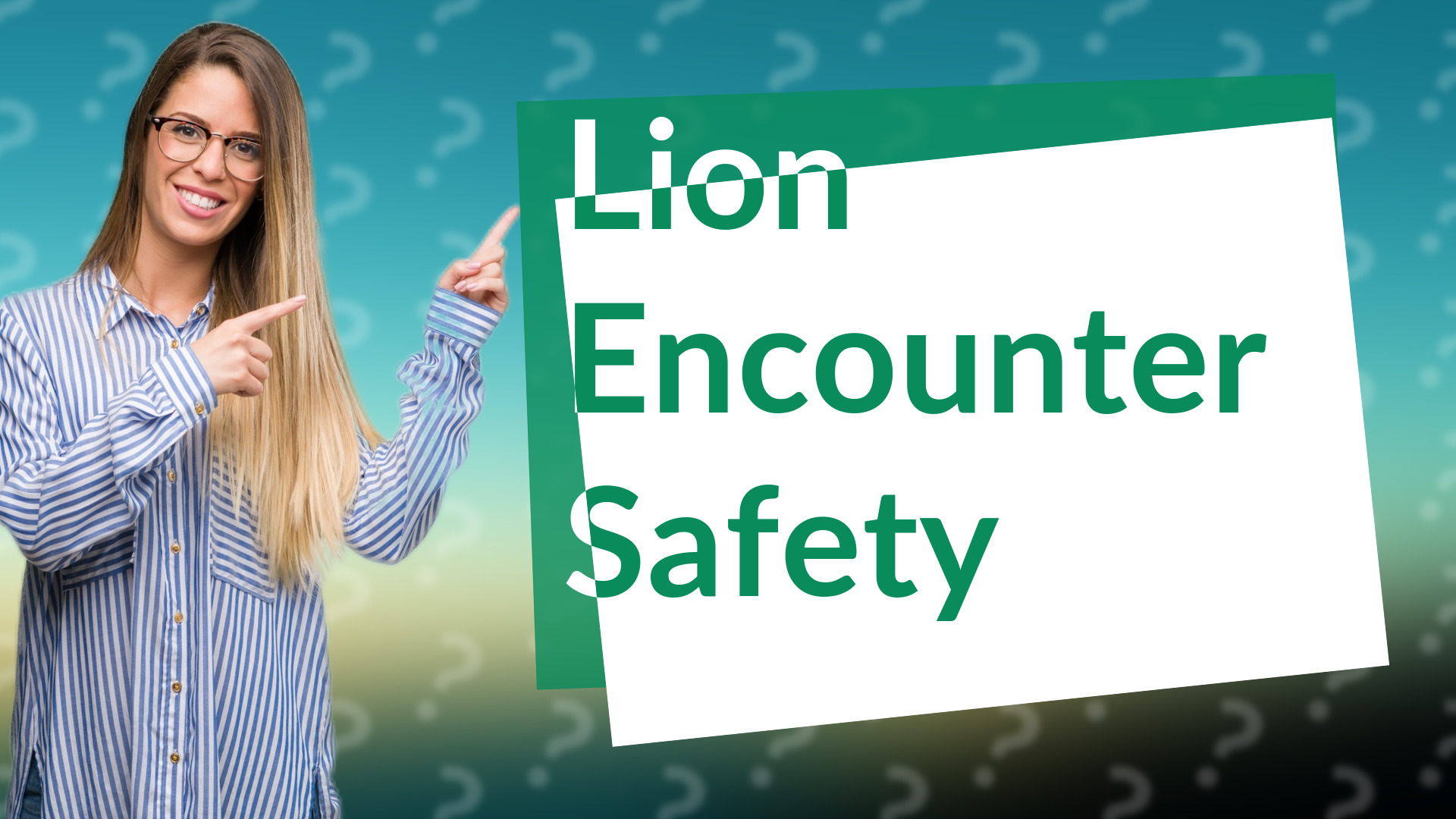 Lion Encounter Safety