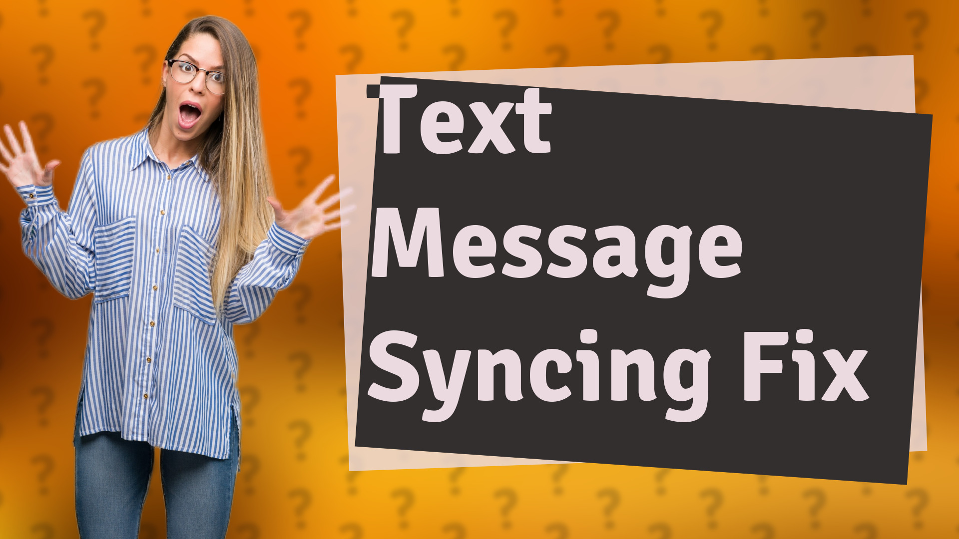 Text Message Syncing Fix