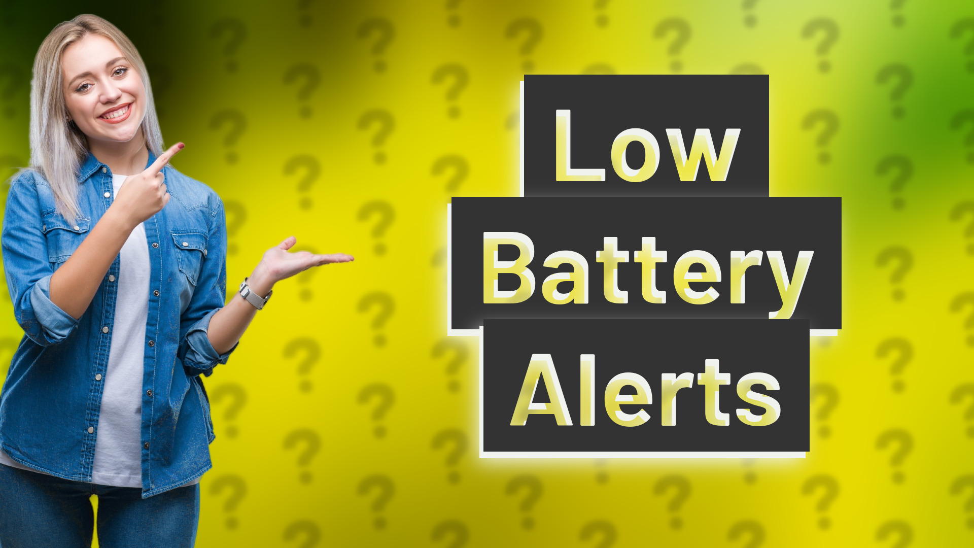 Low Battery Alerts