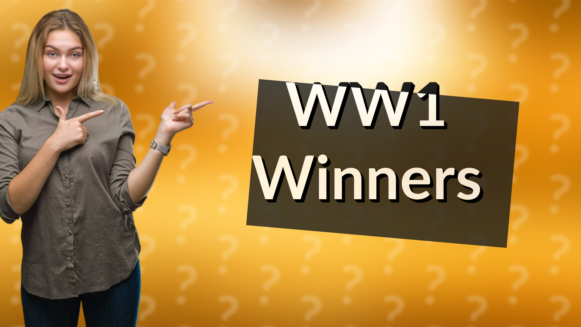 WW1 Winners