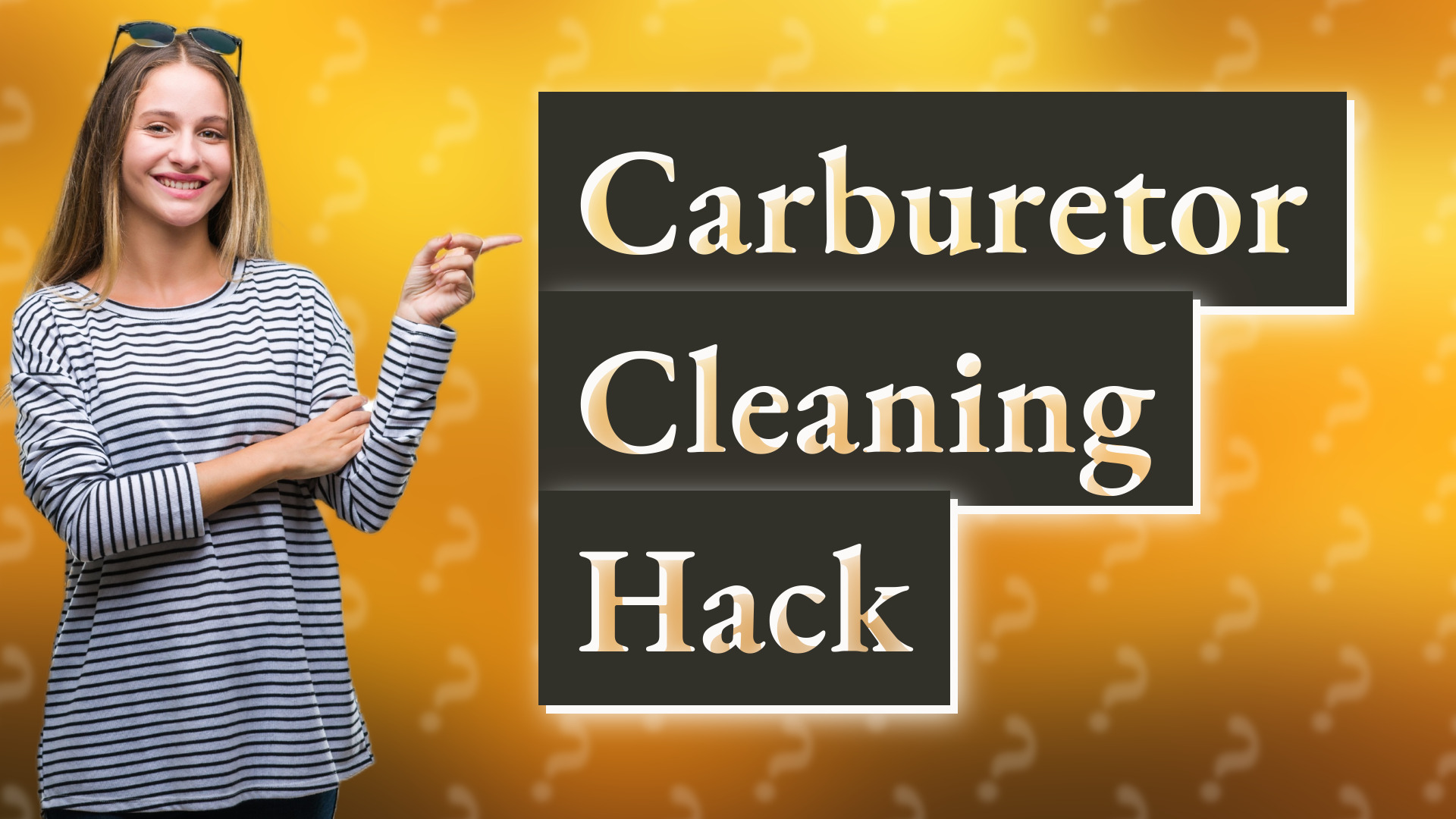 Carburetor Cleaning Hack