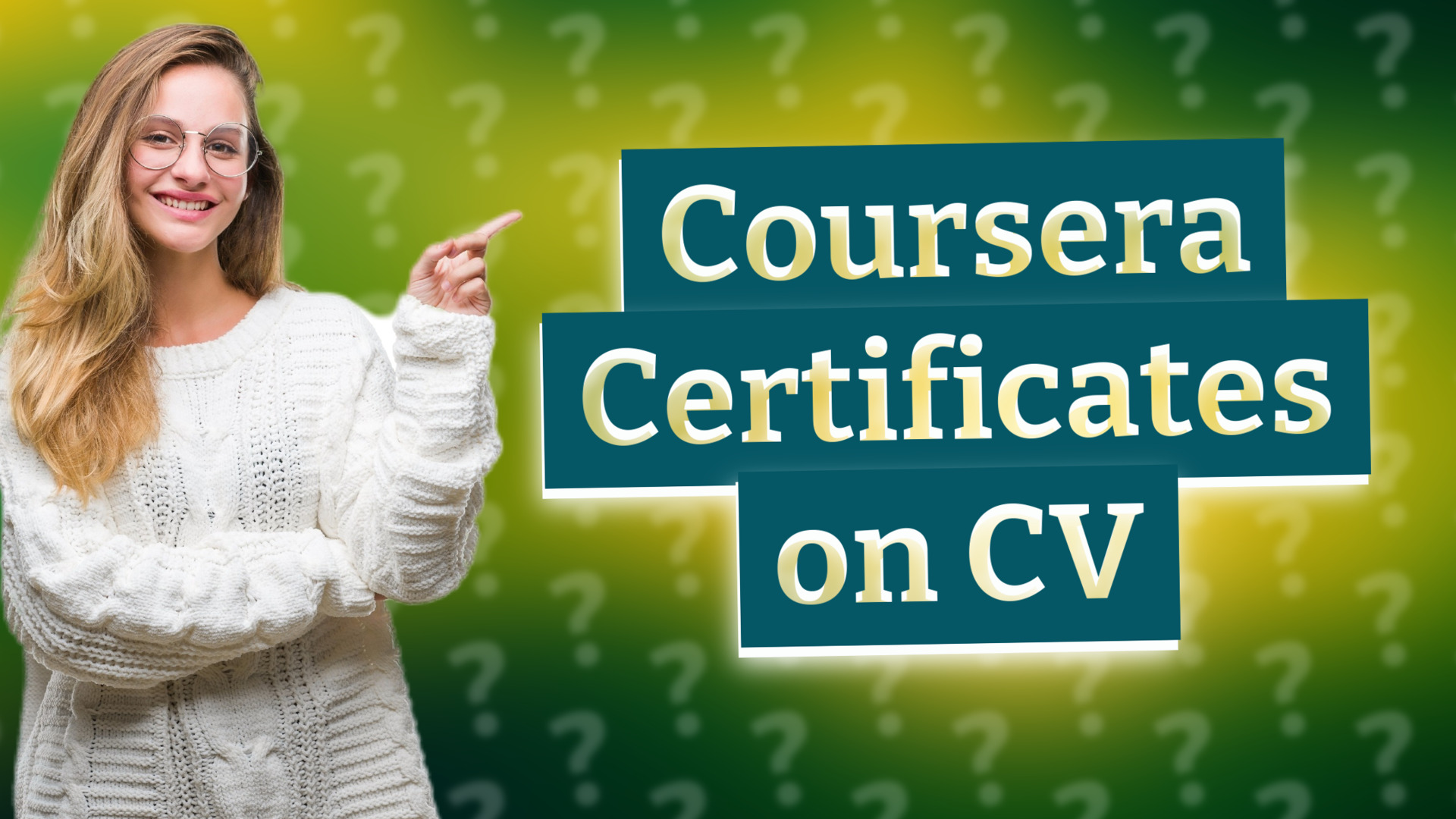 Coursera Certificates on CV