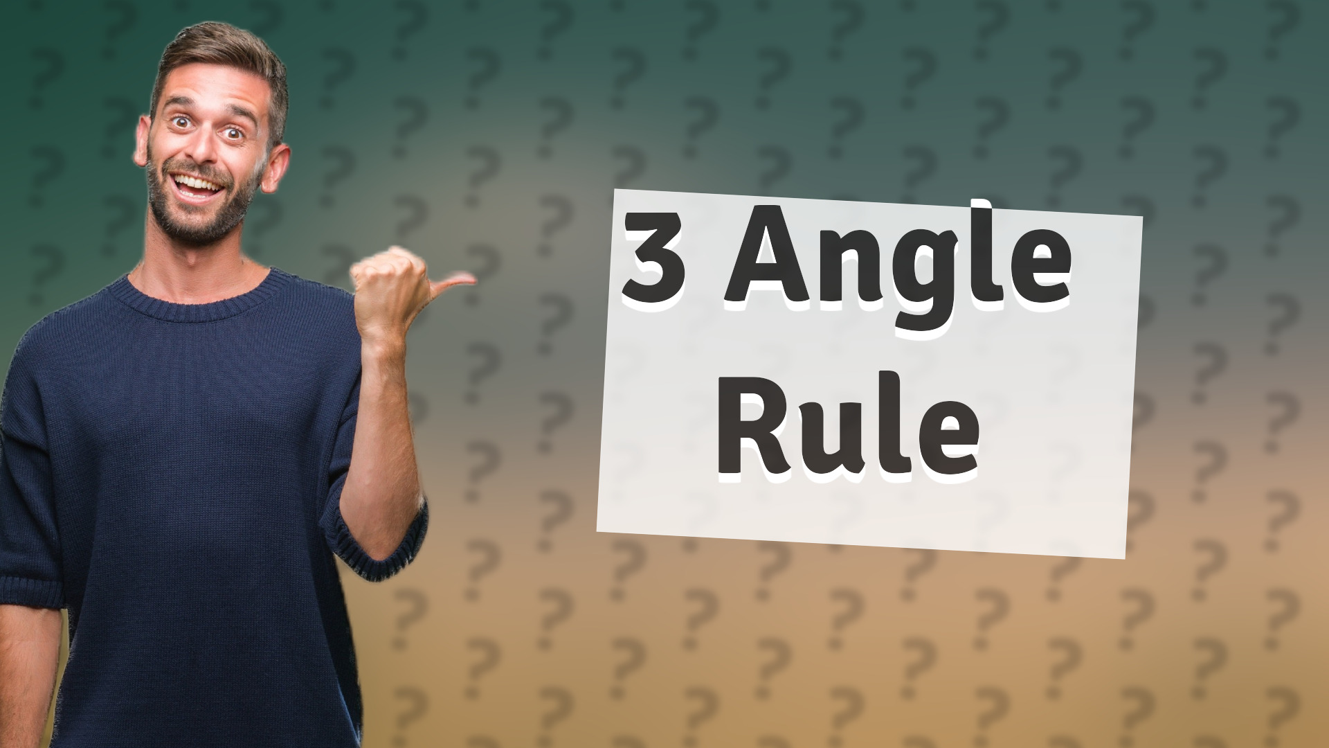 3 Angle Rule