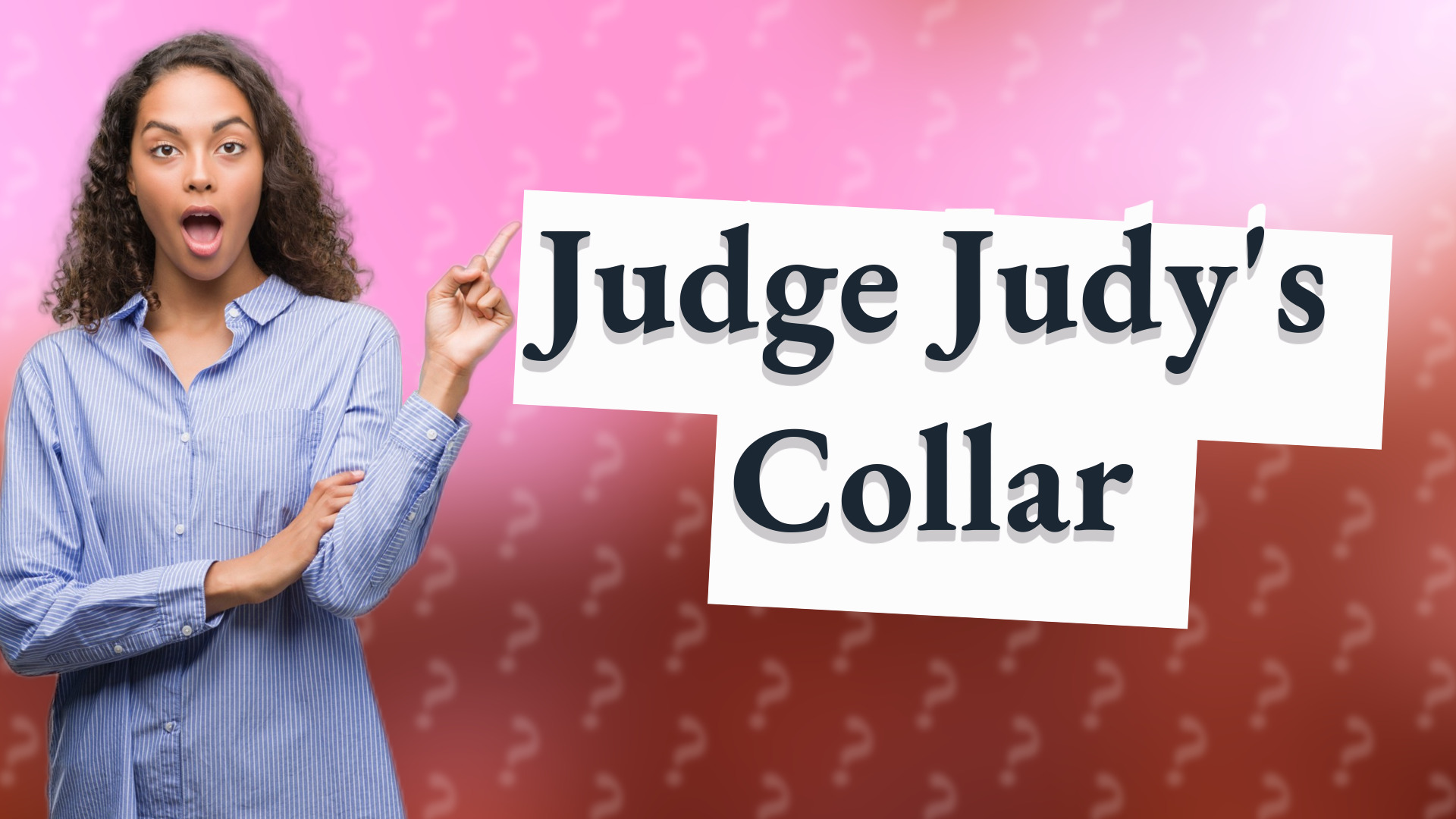 Judge Judy's Collar