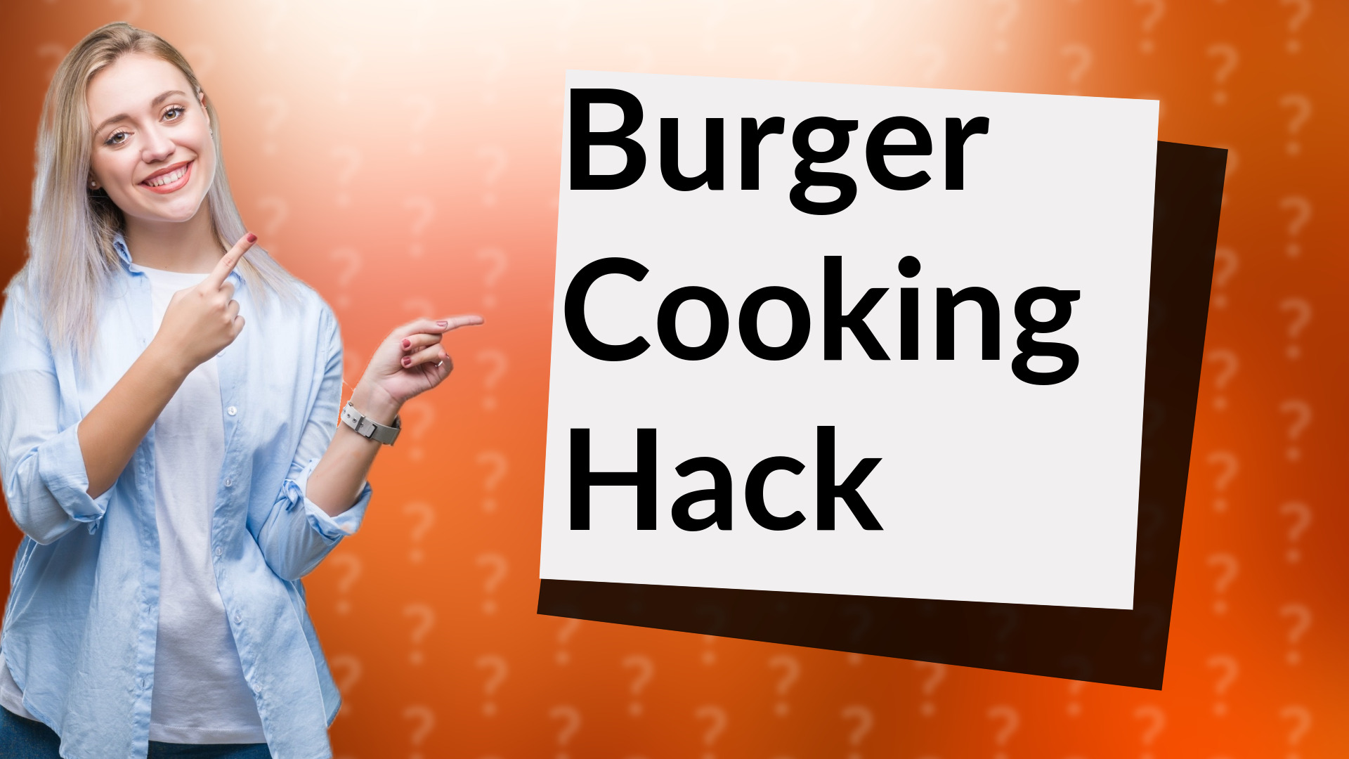 Burger Cooking Hack