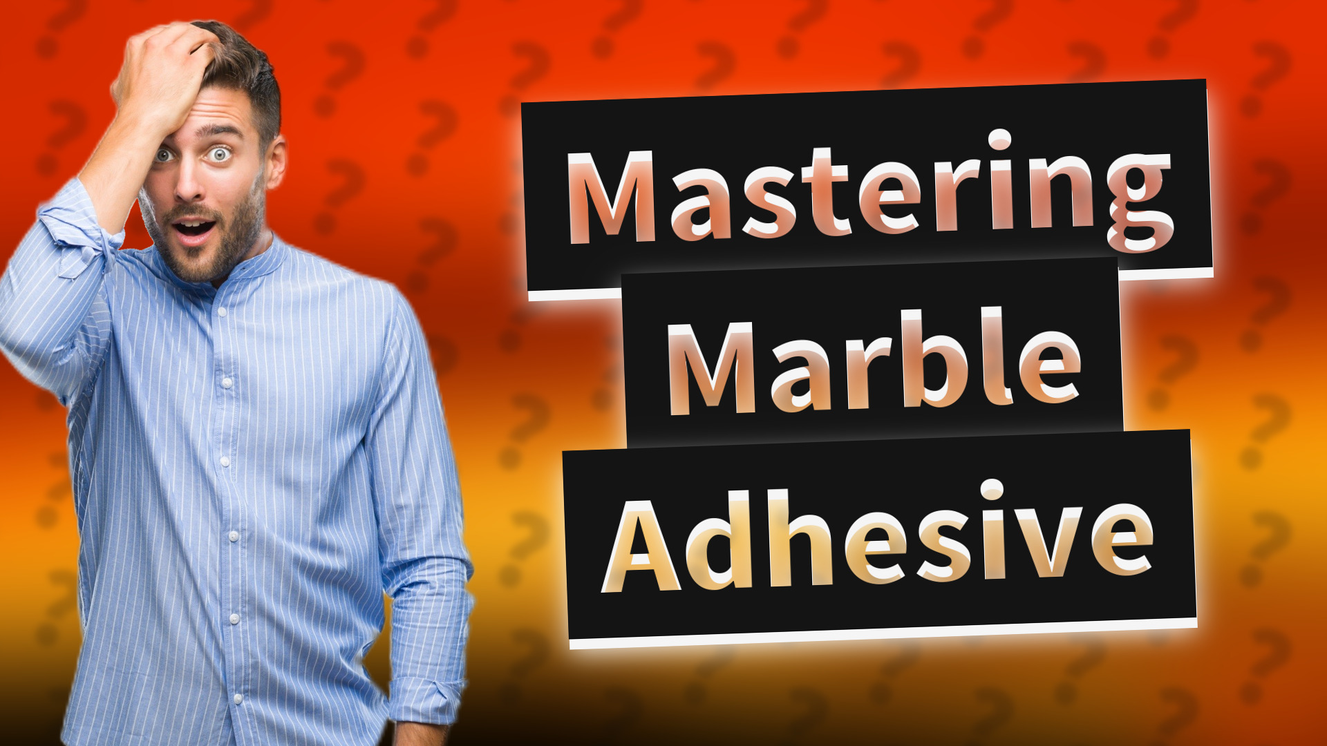Mastering Marble Adhesive
