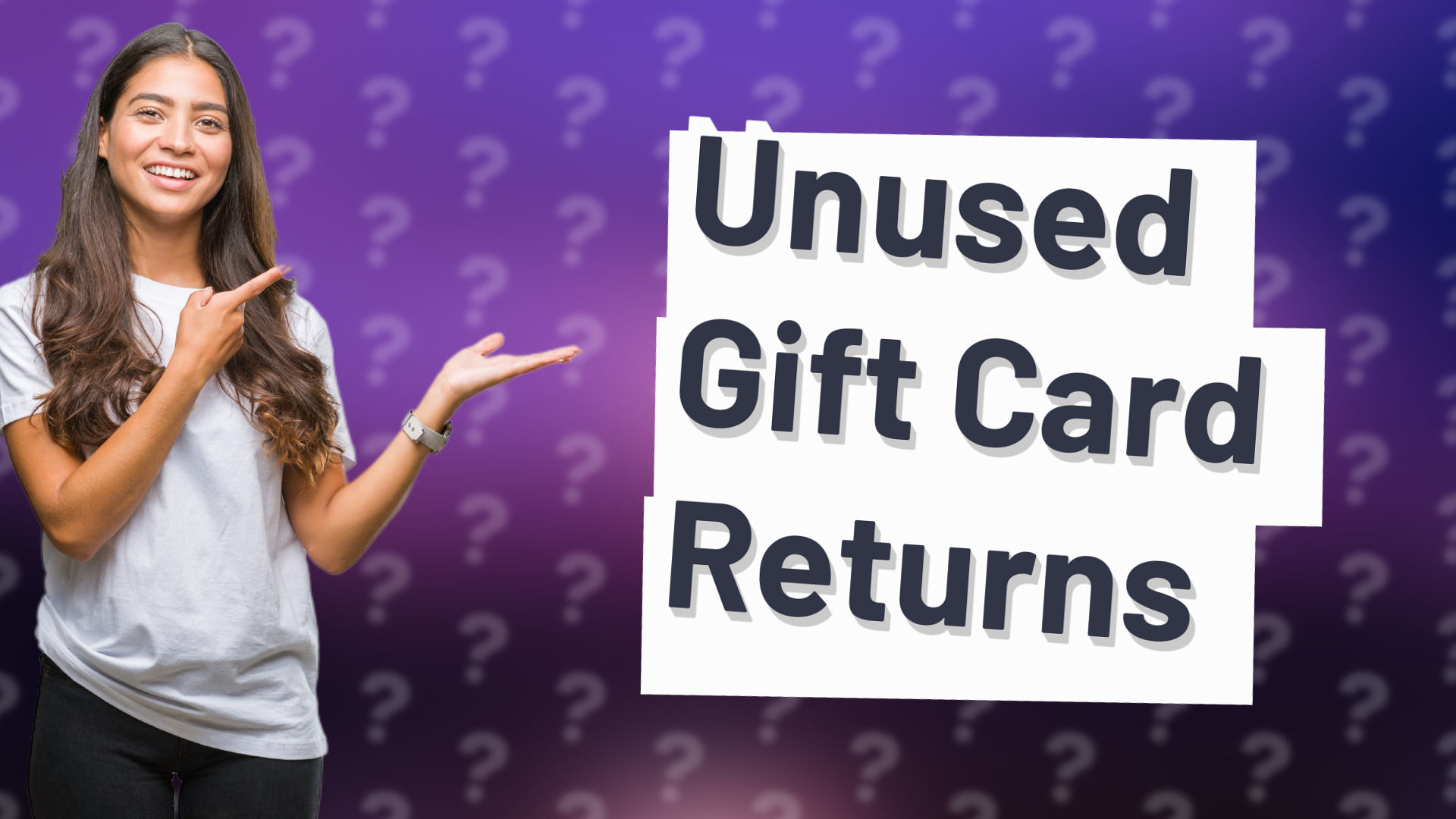 Unused Gift Card Returns