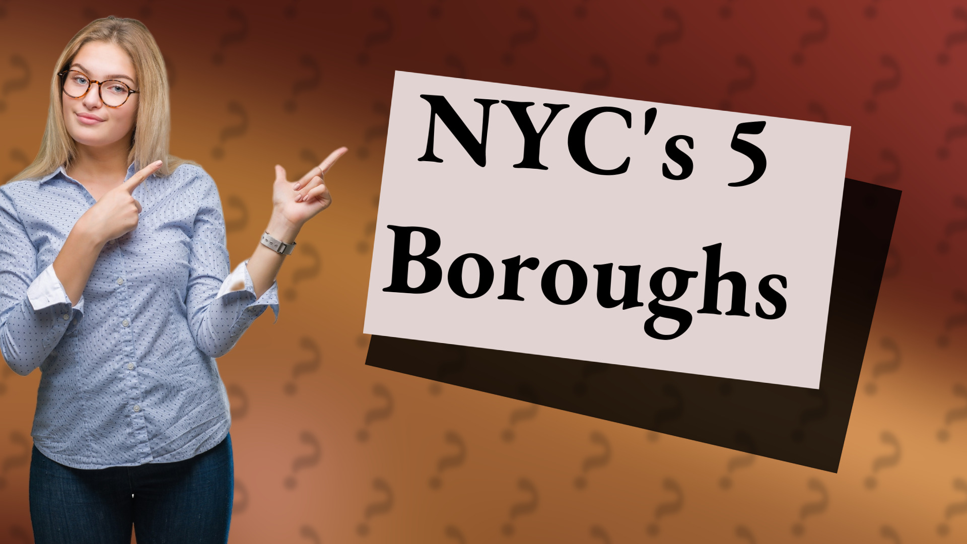 NYC's 5 Boroughs