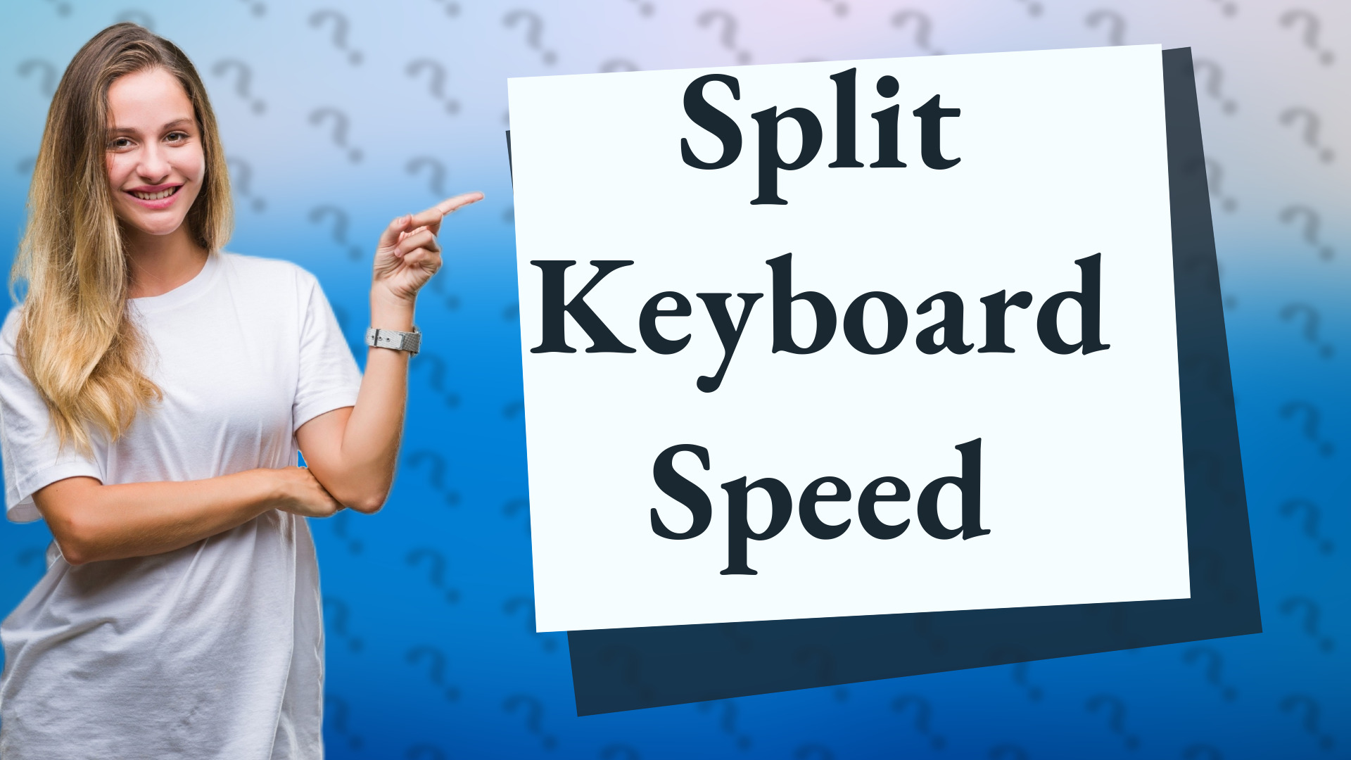 Split Keyboard Speed
