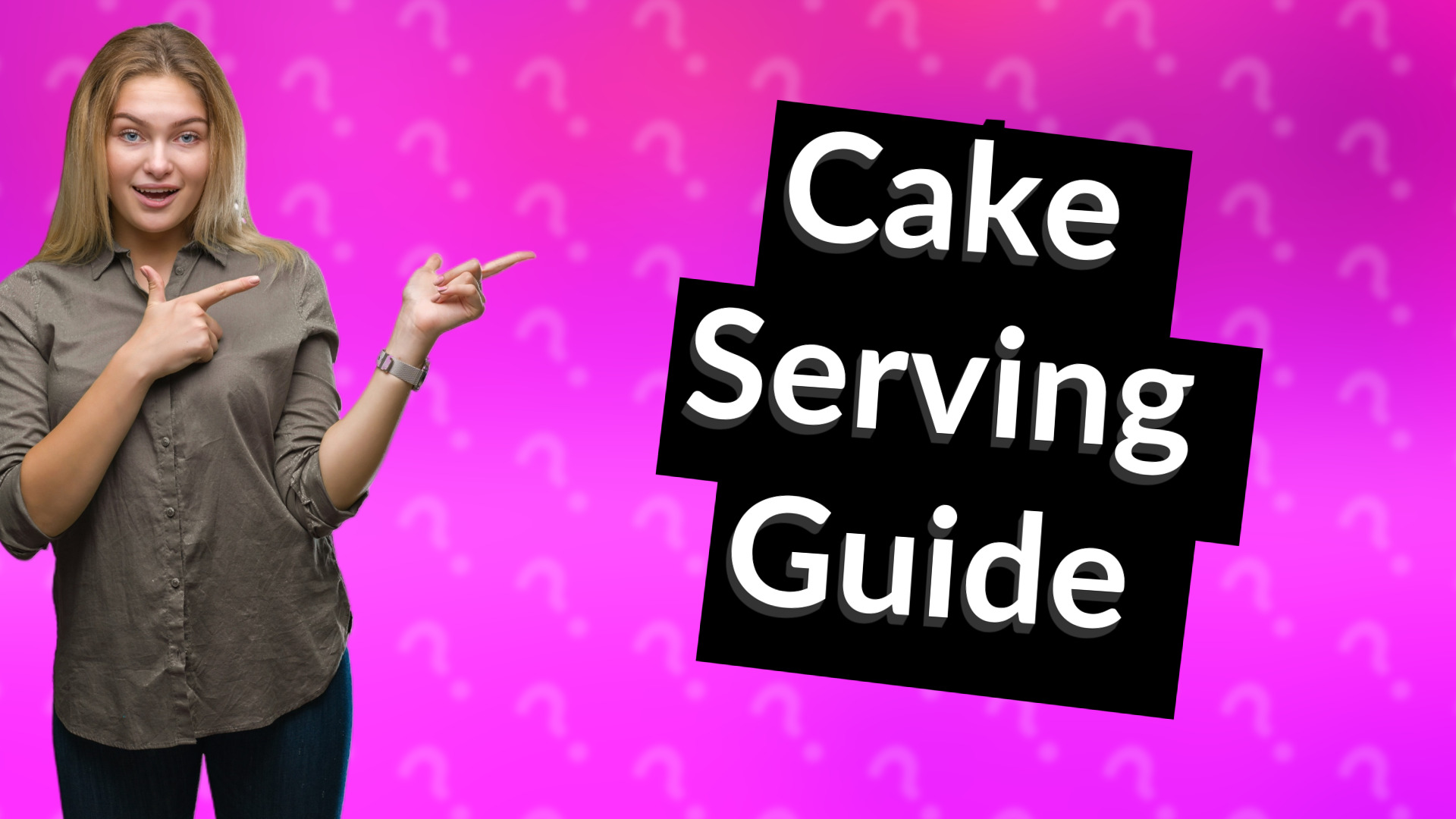 Cake Serving Guide