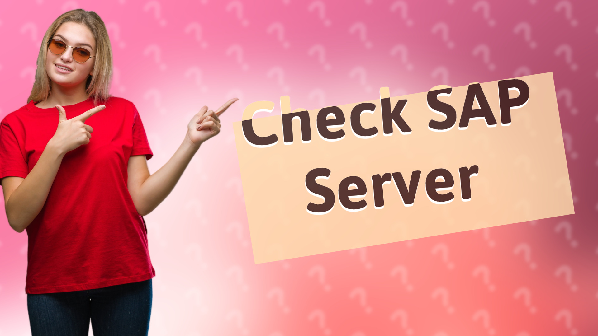 Check SAP Server