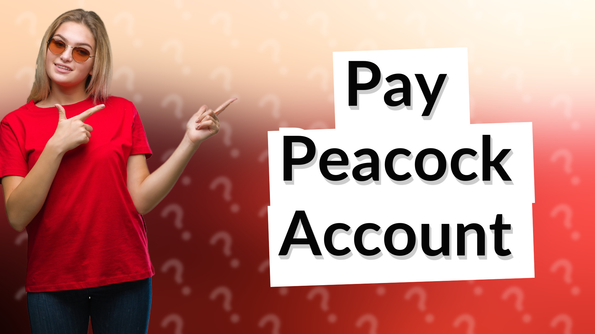 Pay Peacock Account