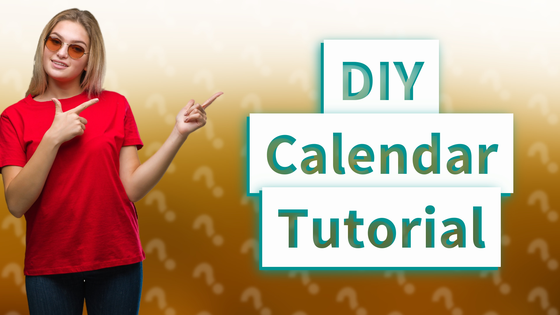 DIY Calendar Tutorial